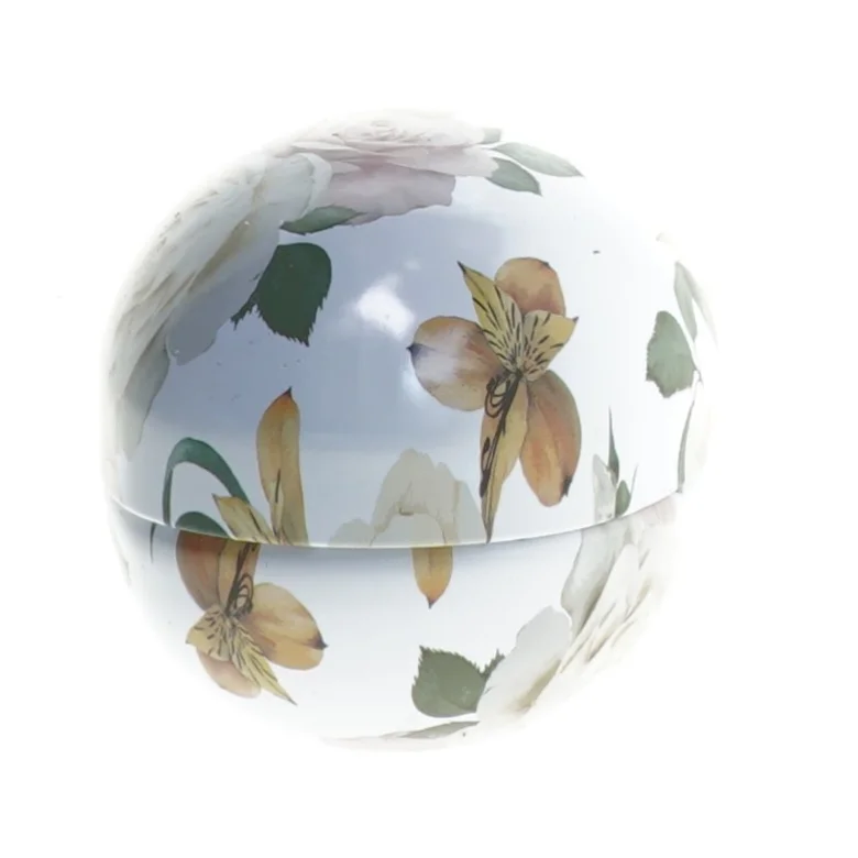 Dekorativt æggeformet boks (str. 13 cm)