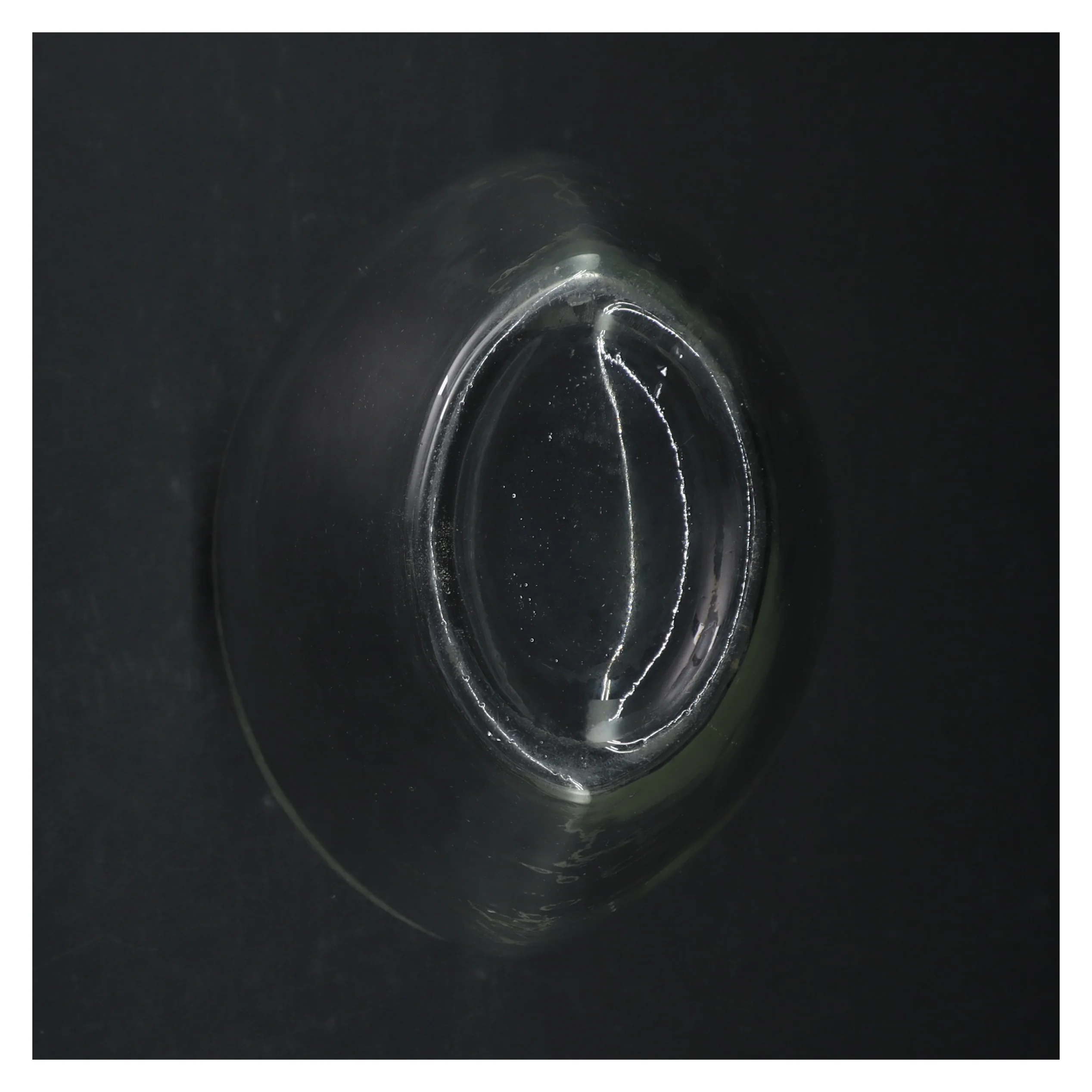 Glasvase (str. H. 20 cm)