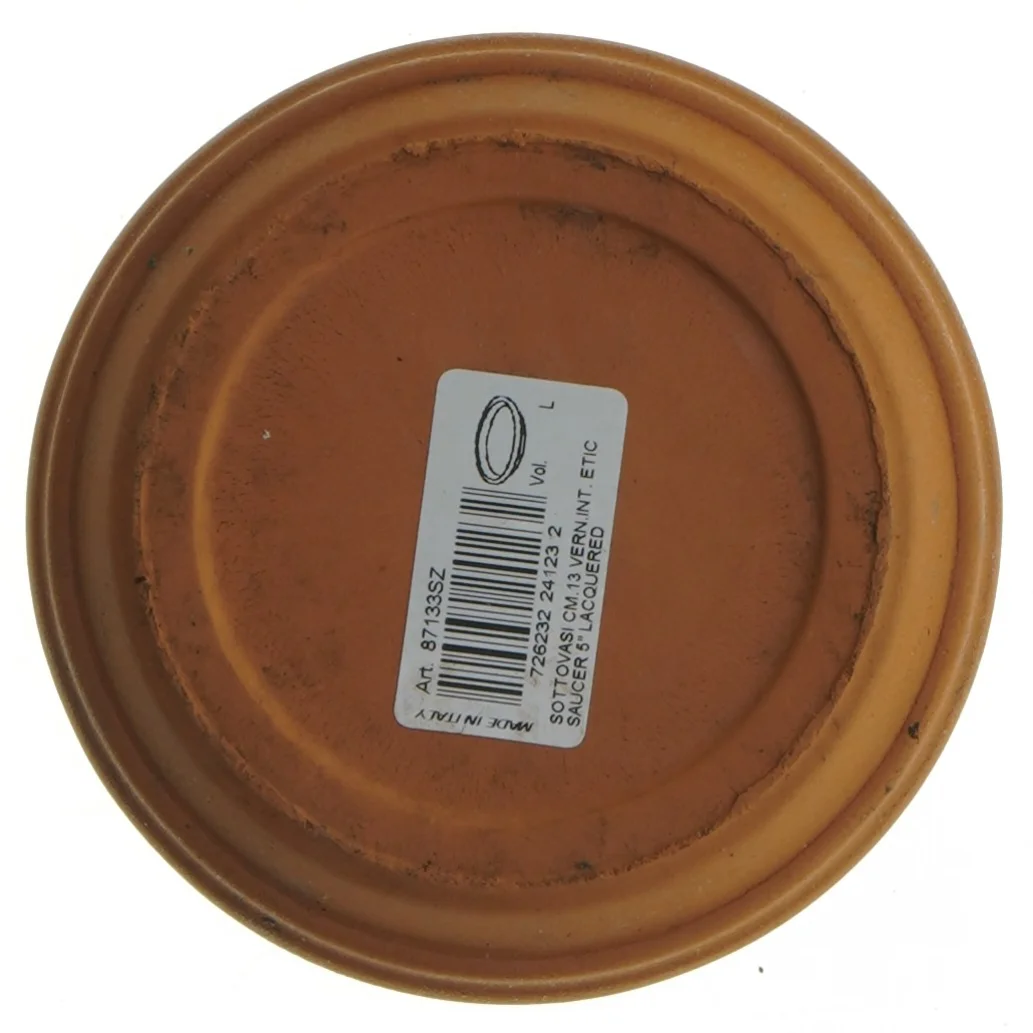 Terracottapotte med underskål (str. Ø 14,5 cm)