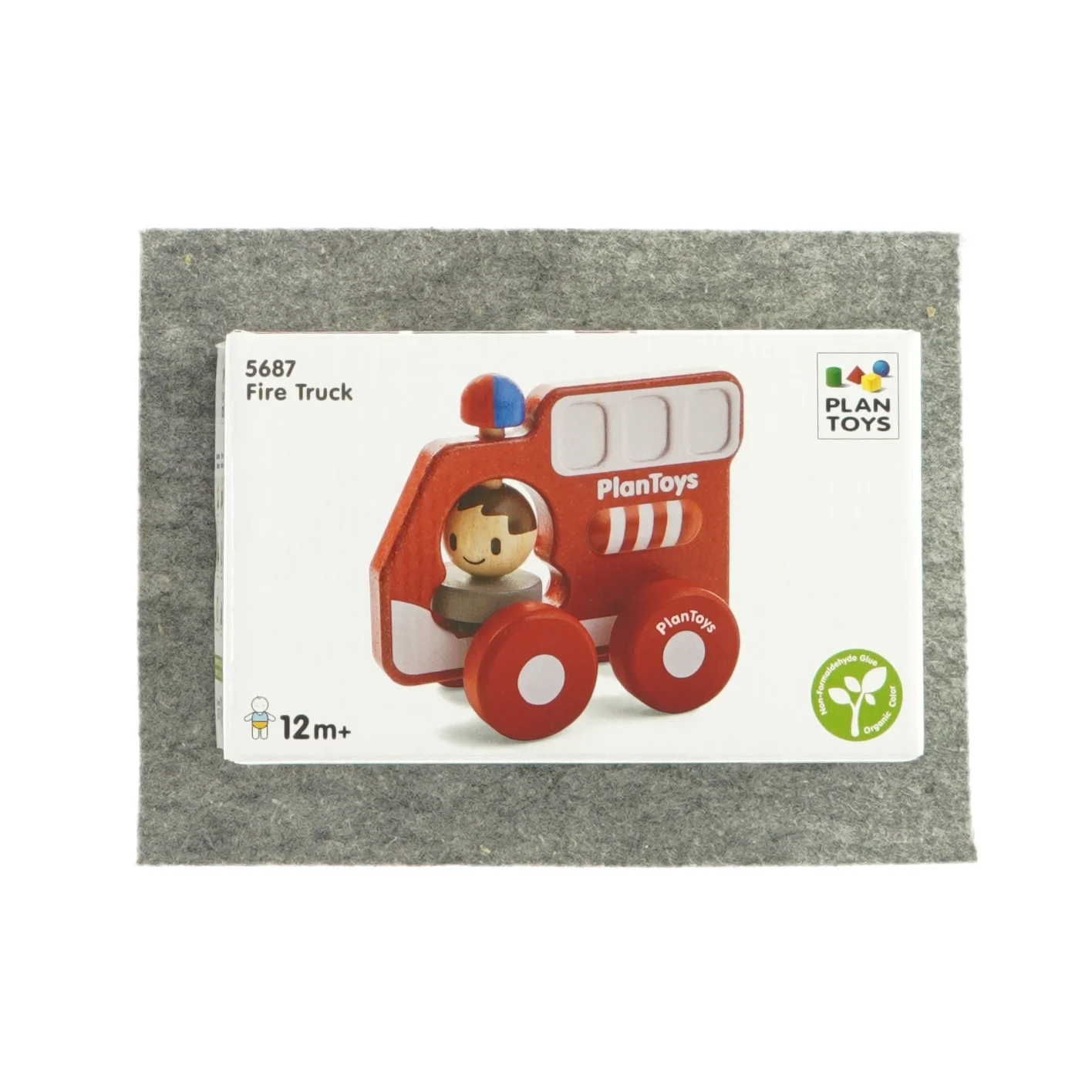 Brandbil fra Plan Toys (str. LBH 12x7x10 cm)