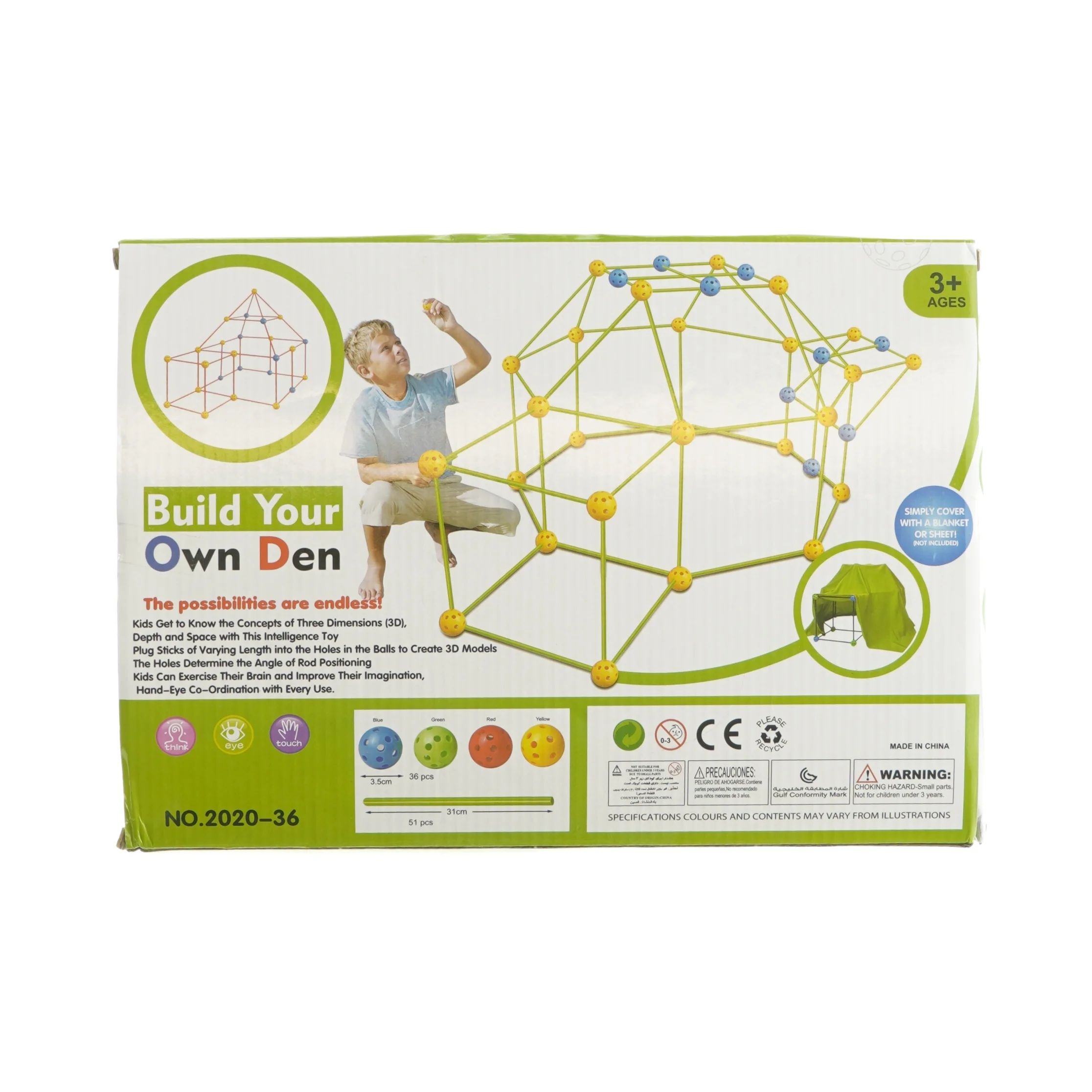 Build yout own den - legetøj