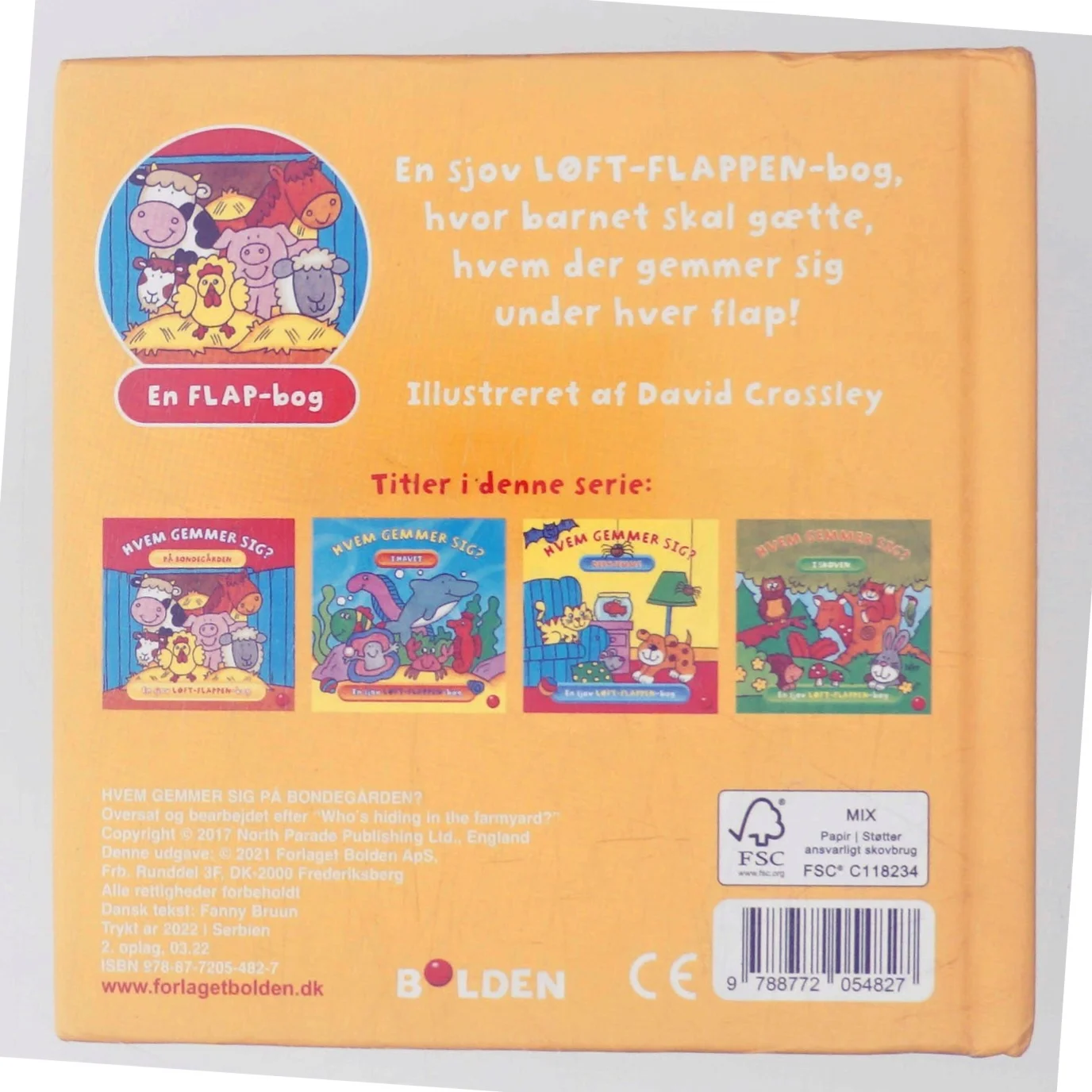 Hvem gemmer sig - på bondegården af David Crossley (Bog)