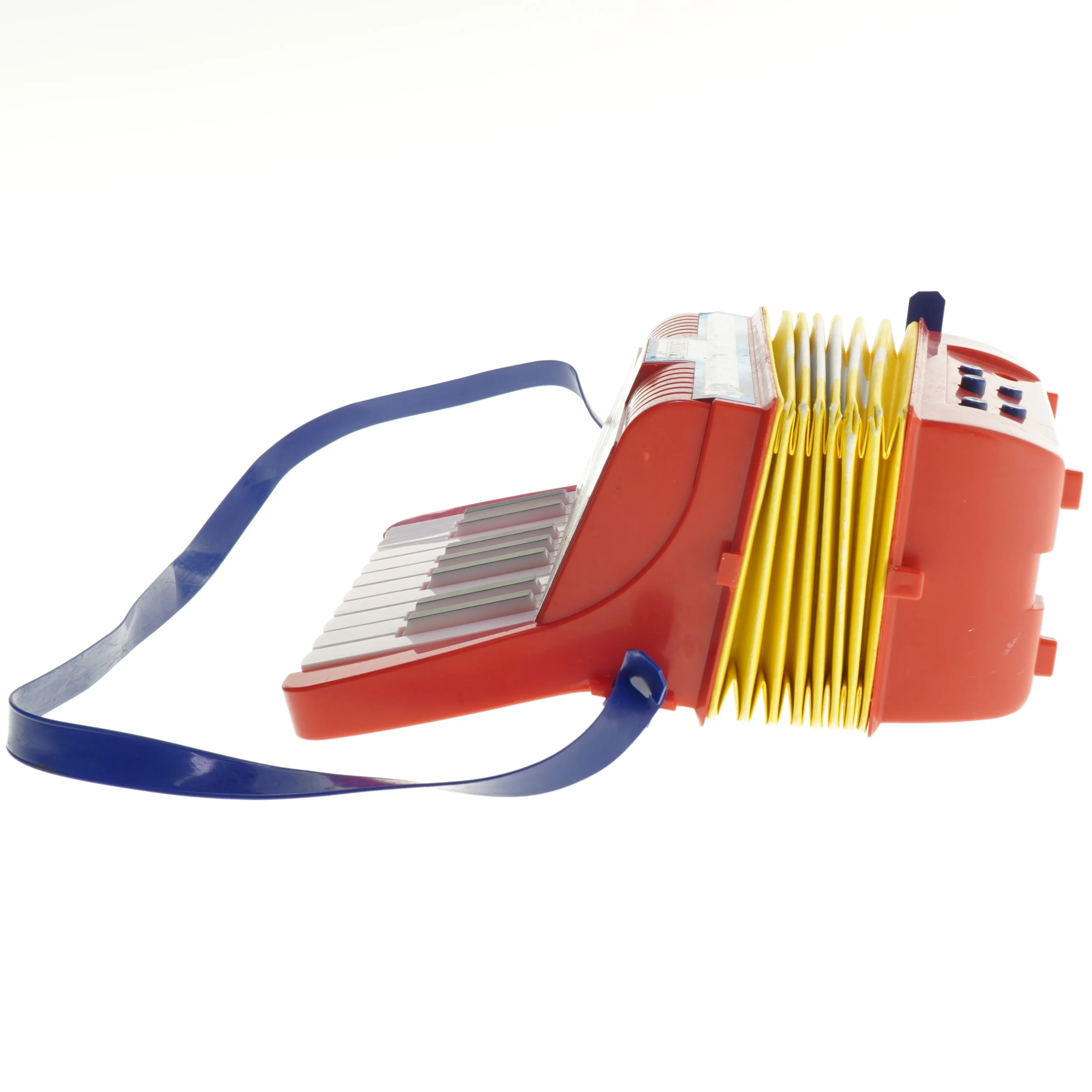 Legetøjs harmonika med rem (str. 24x21 cm)