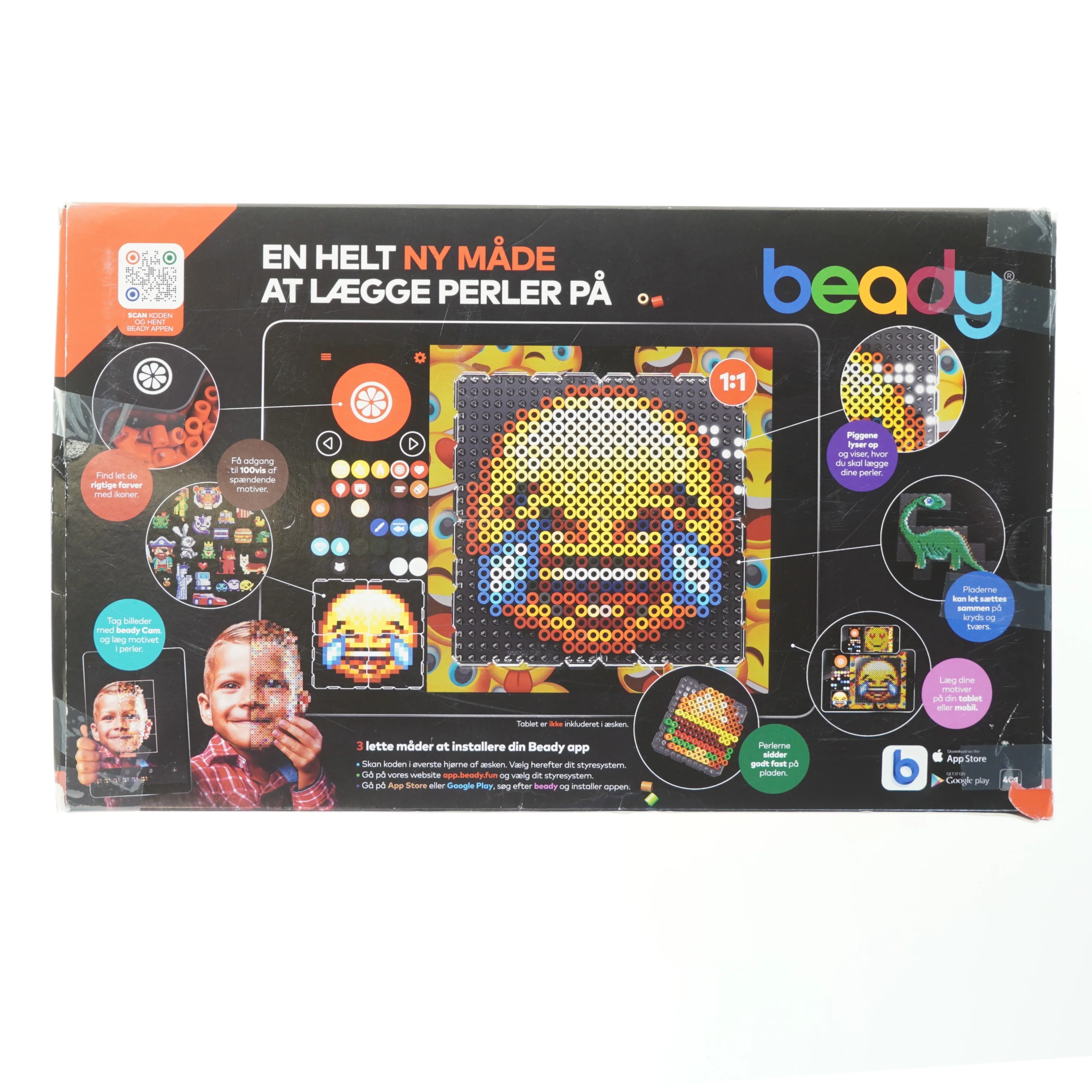 Beady Basic perlesæt fra beady (str. 36 farver, 10.800 perler)