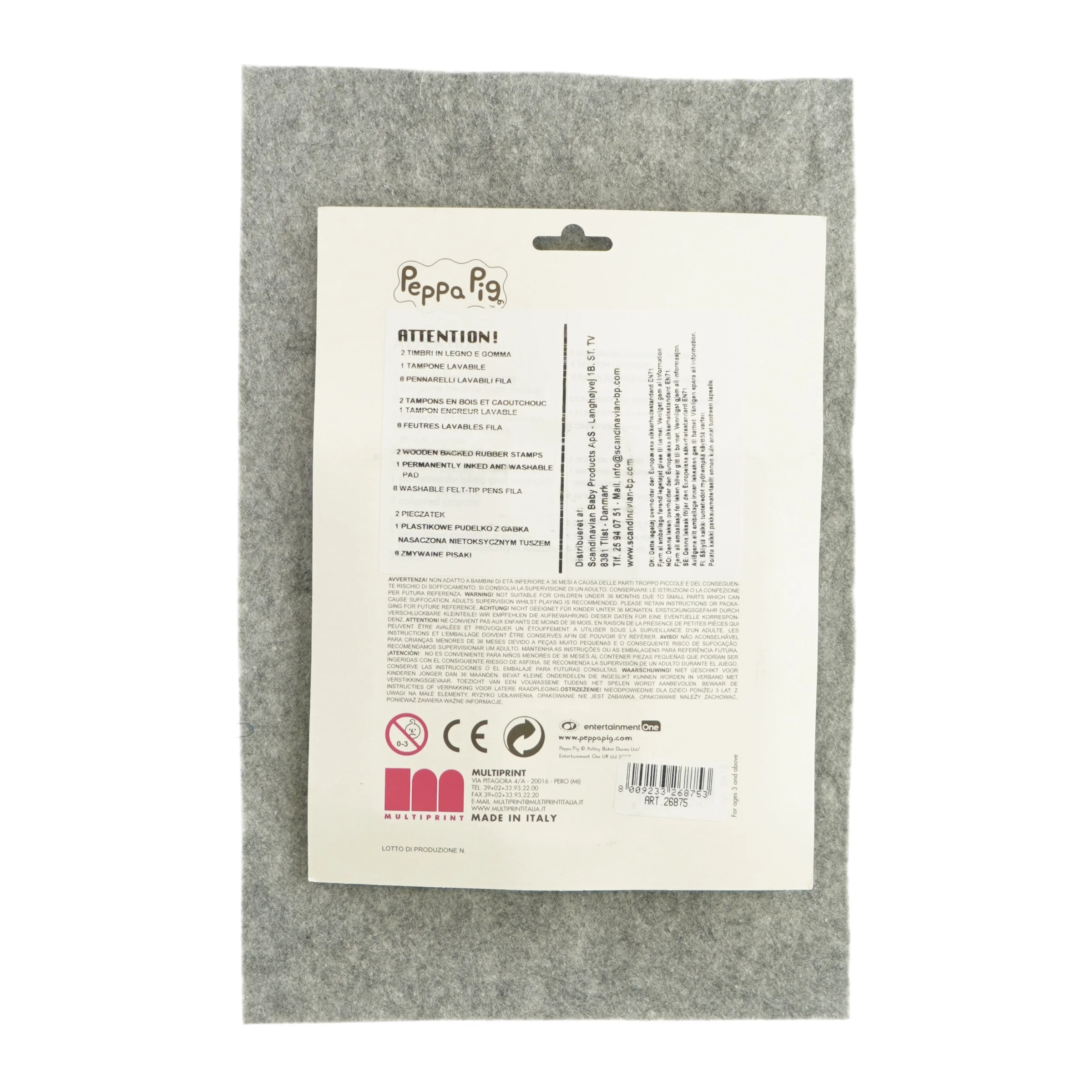 Gurli Gris stempel og tusser fra Peppa Pig