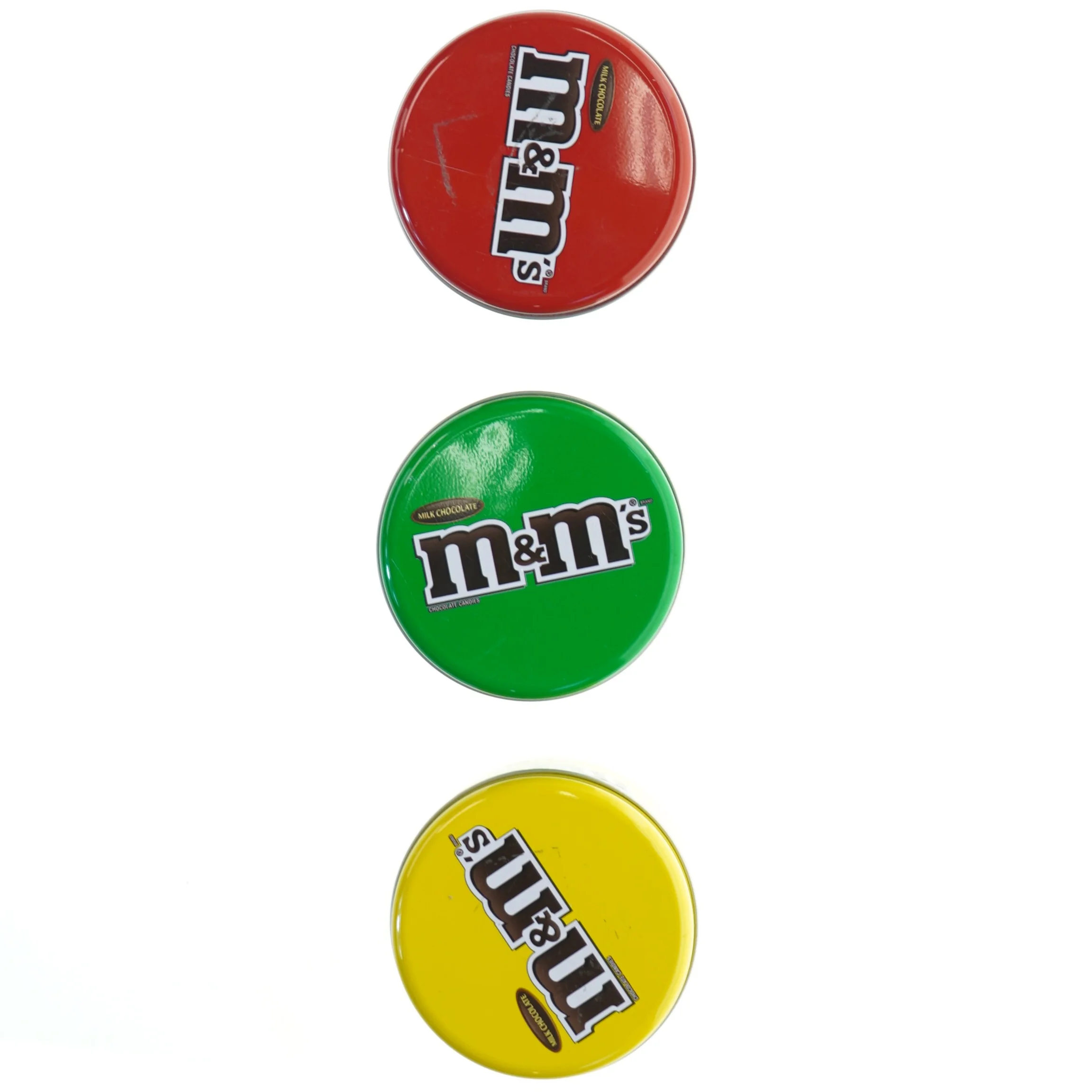 M&M's opbevaringsdåser sæt fra M&M (str. 8,5x8,5 cm)