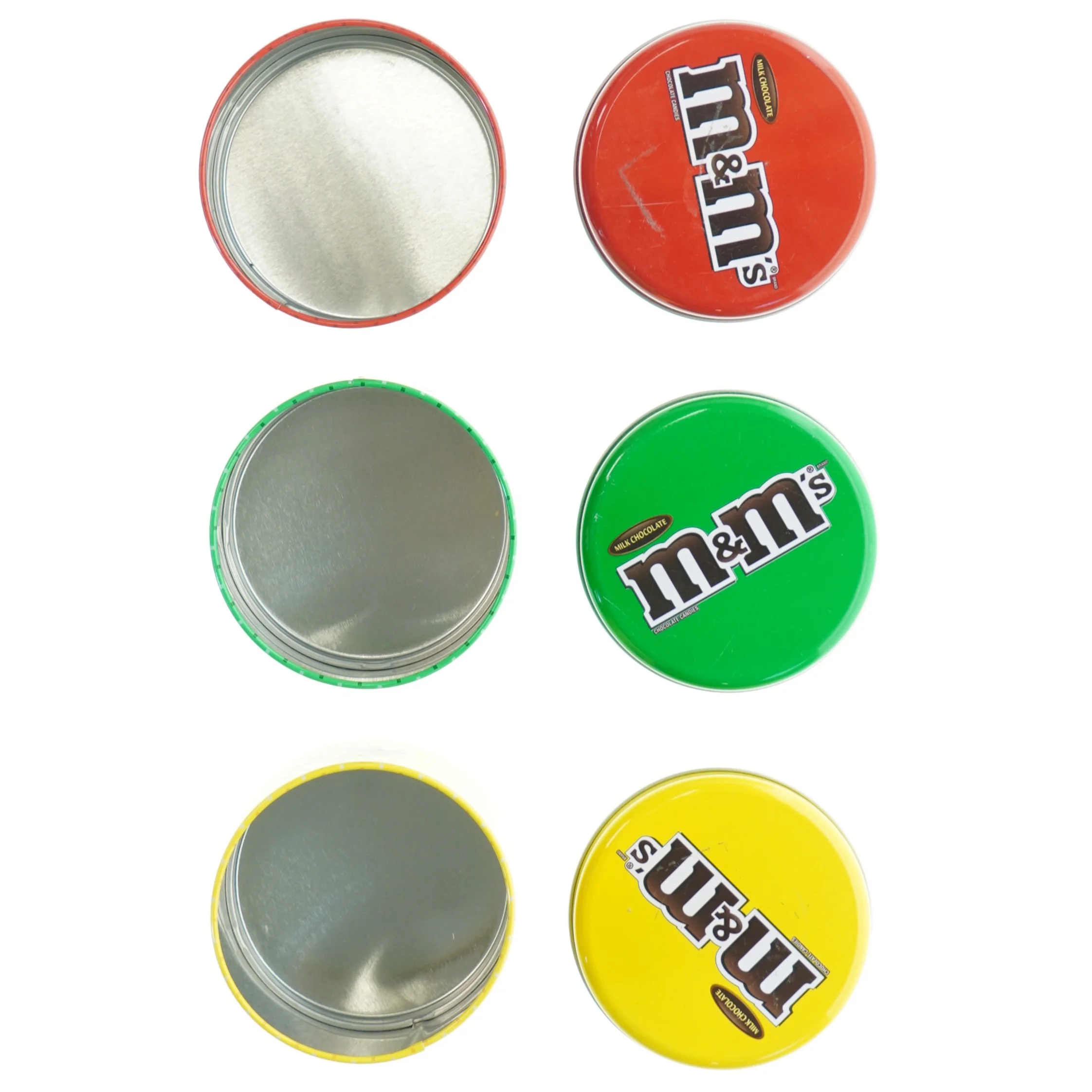 M&M's opbevaringsdåser sæt fra M&M (str. 8,5x8,5 cm)