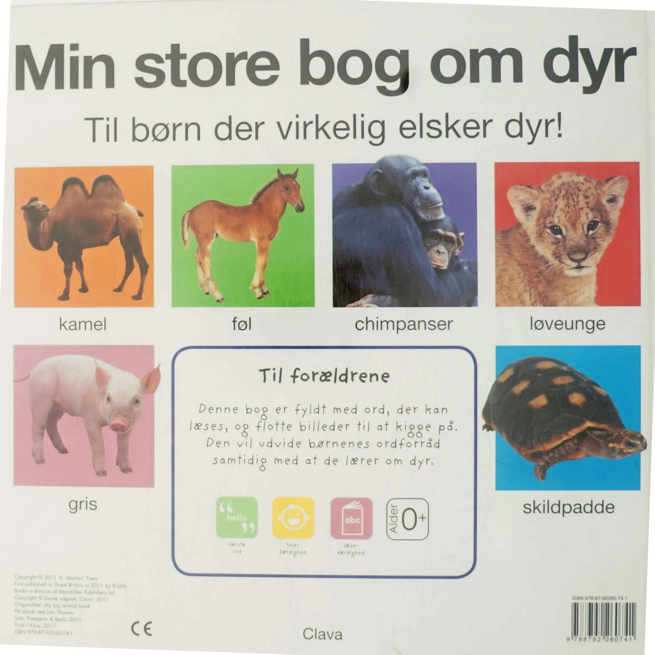 Min store bog om dyr af Roger Priddy (Bog)