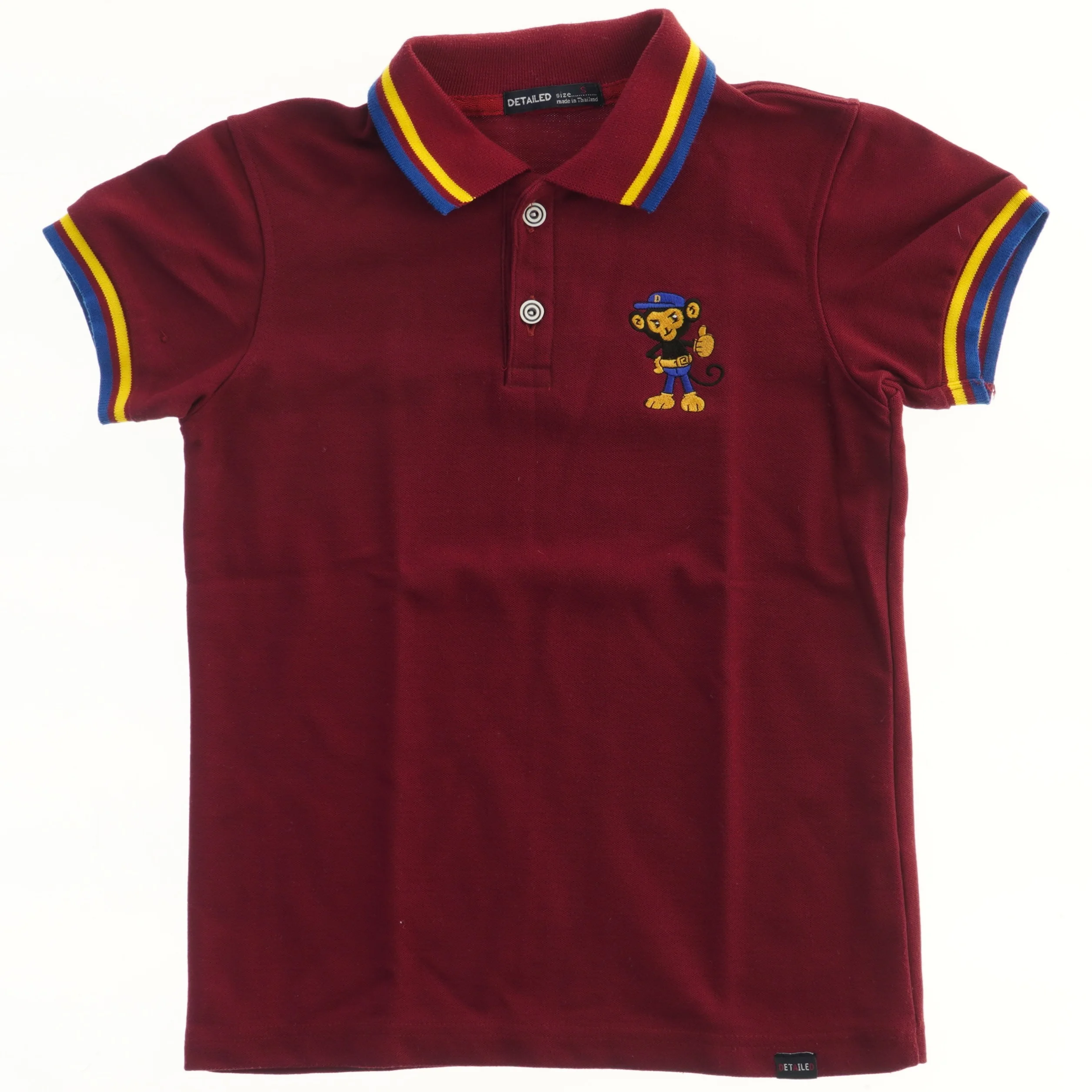 Børne T-shirt med krave fra Detailed (str. 116)