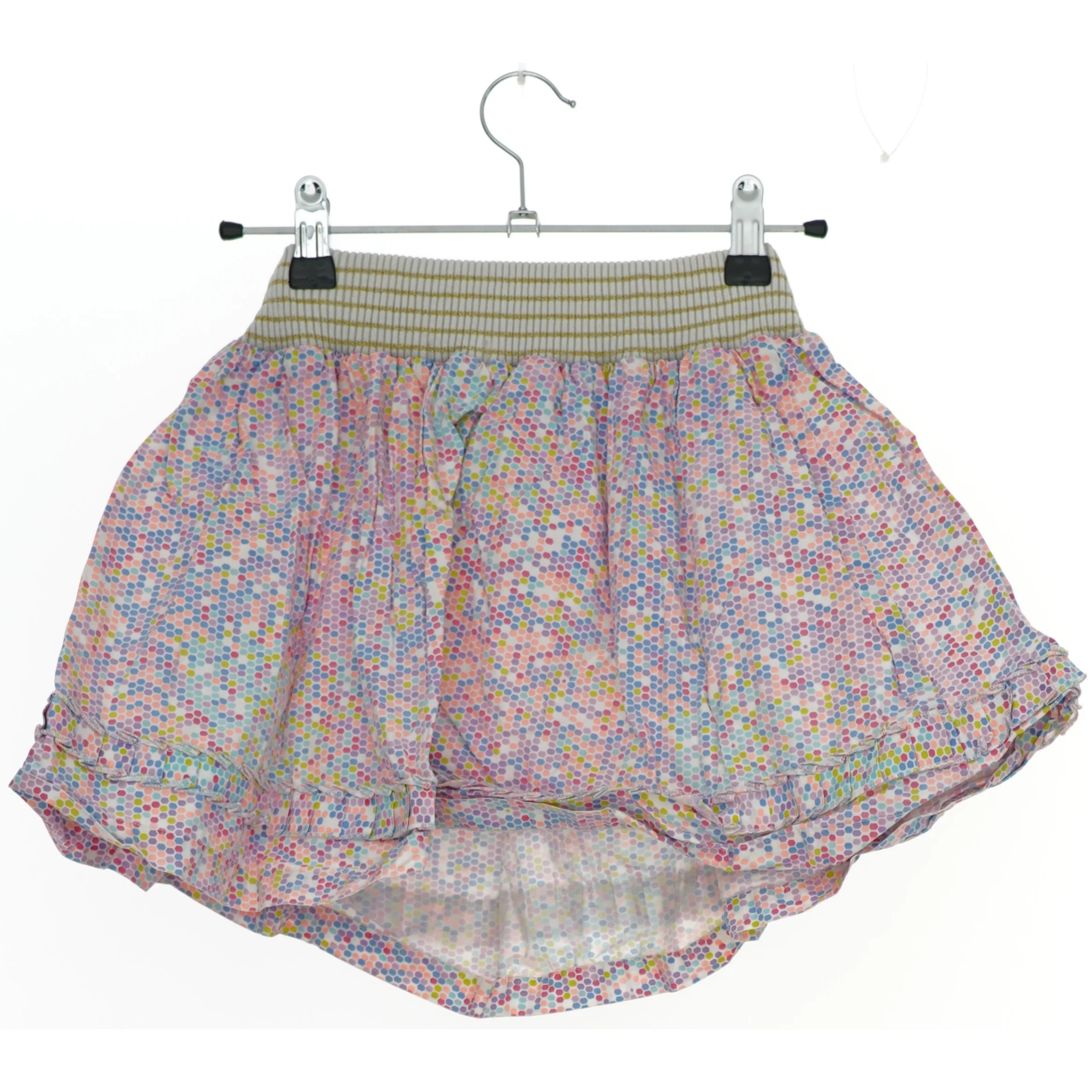 Farverig nederdel med elastisk linning fra Molo (str. 128)