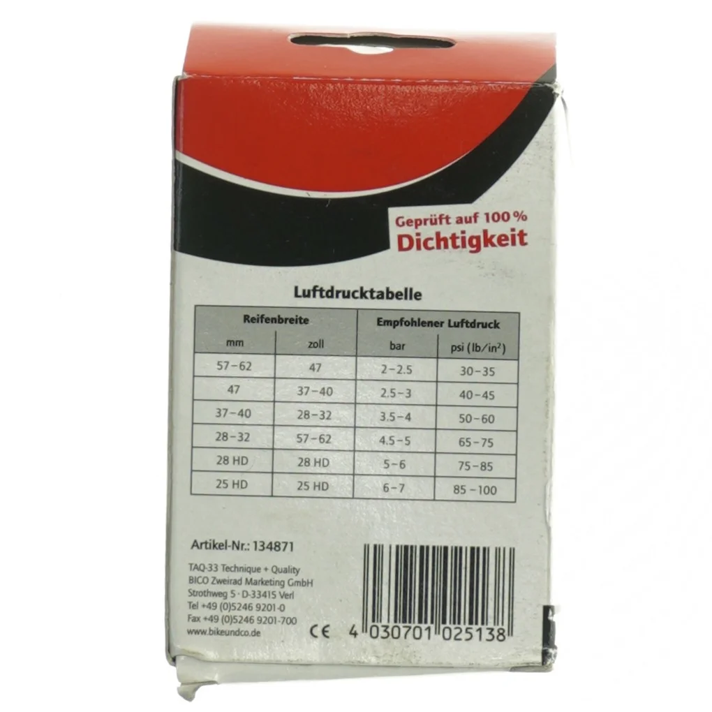 Blitzventil (str. 26 tommer)