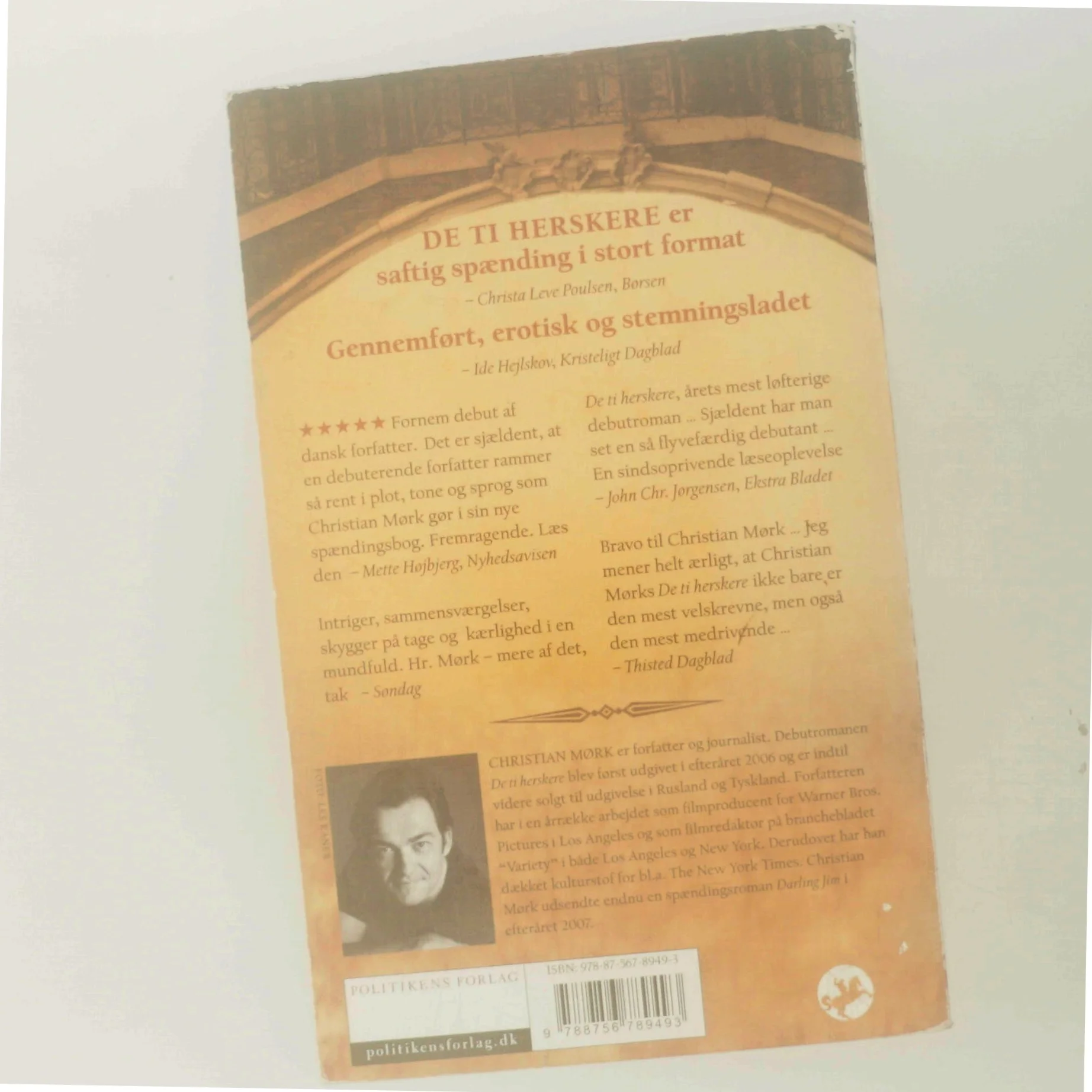 De ti herskere : roman af Christian Mørk (Bog)