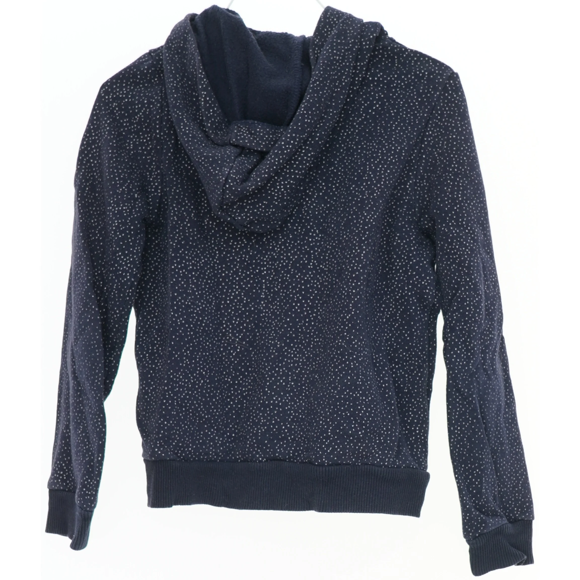 Hættetrøje med lynlås og hætte fra H&M (str. 122)