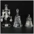 Dekorative Glas Juleklokker og -figurer (str. 8 cm til 16 cm høje)
