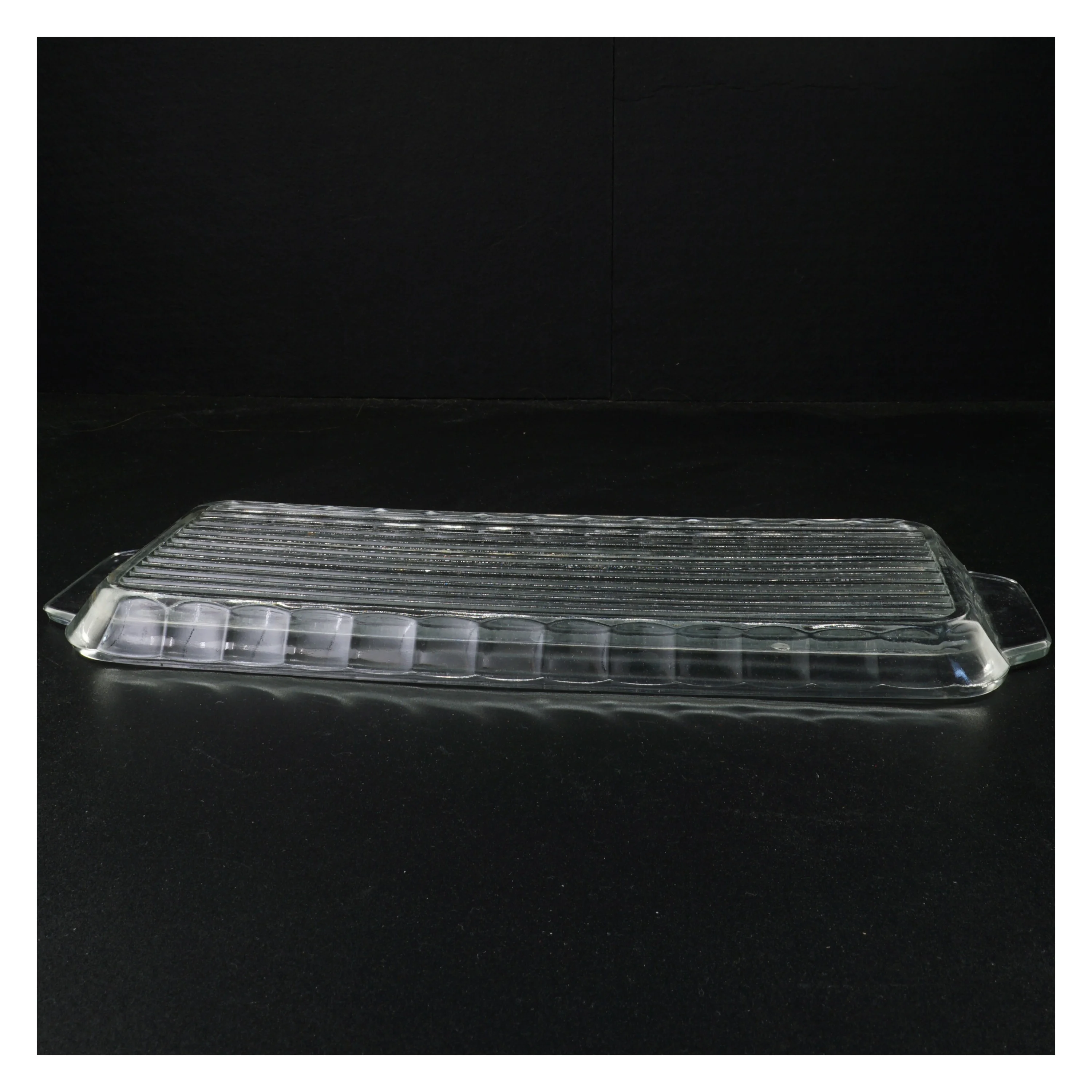 Rektangulær glasfad (str. 37 x 15 cm)