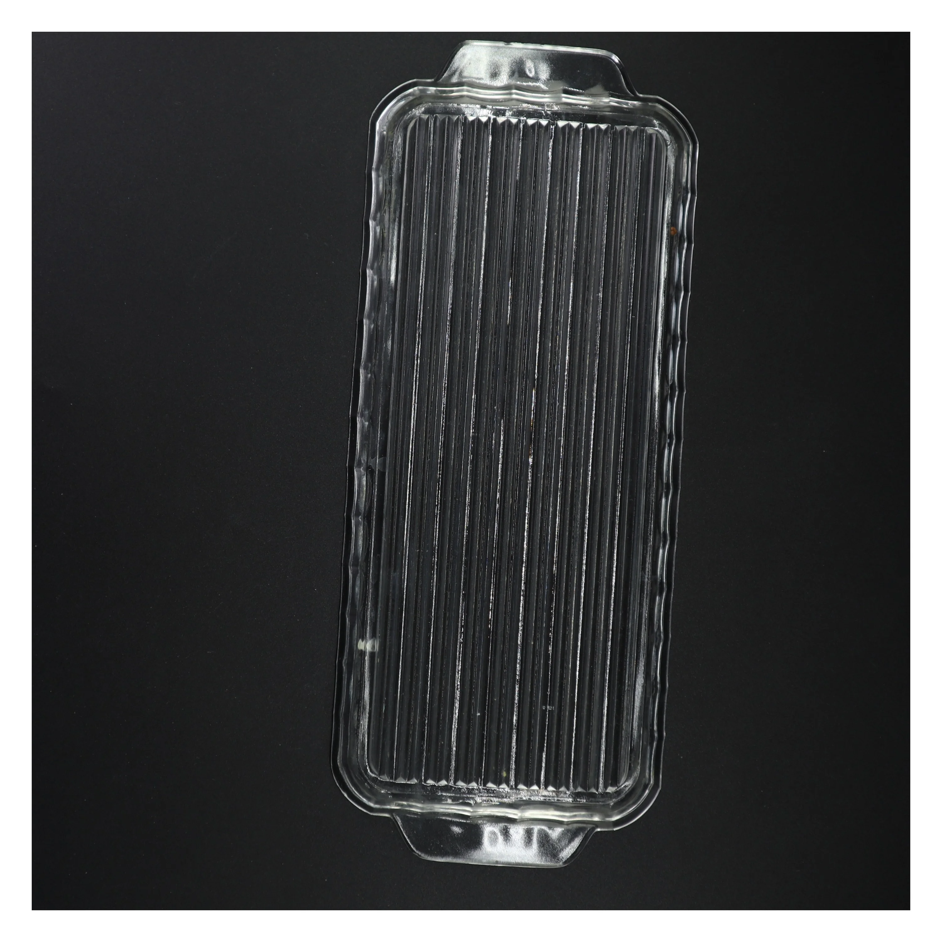 Rektangulær glasfad (str. 37 x 15 cm)