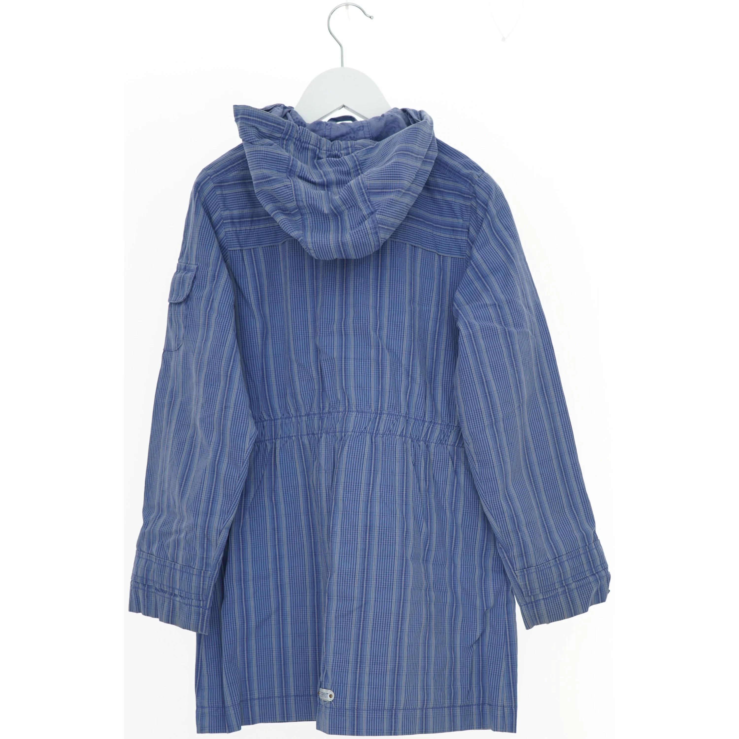 Stribet overgangsjakke med hætte fra Esprit (str. 134)