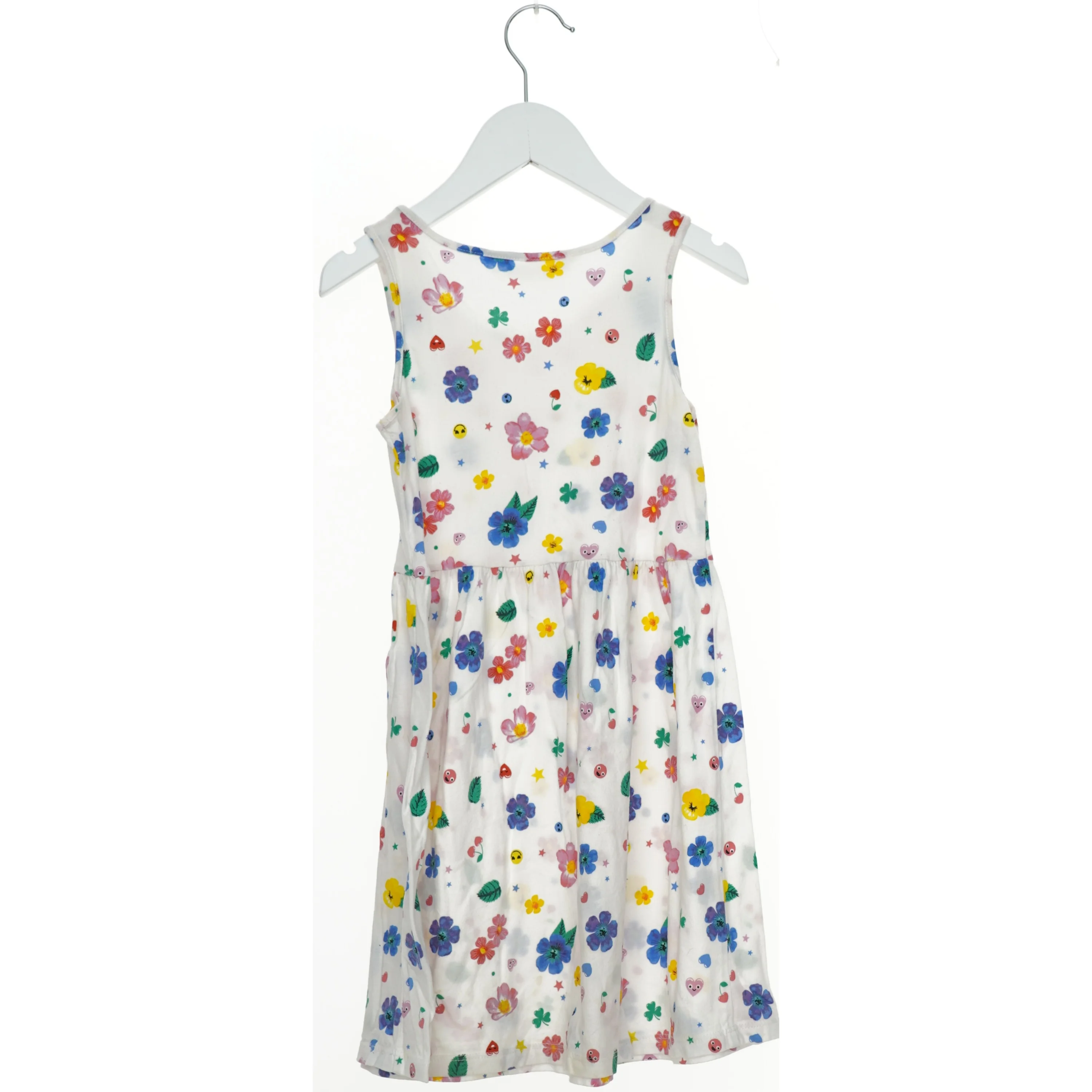 Sommerkjole med blomsterprint fra H&M (str. 128)