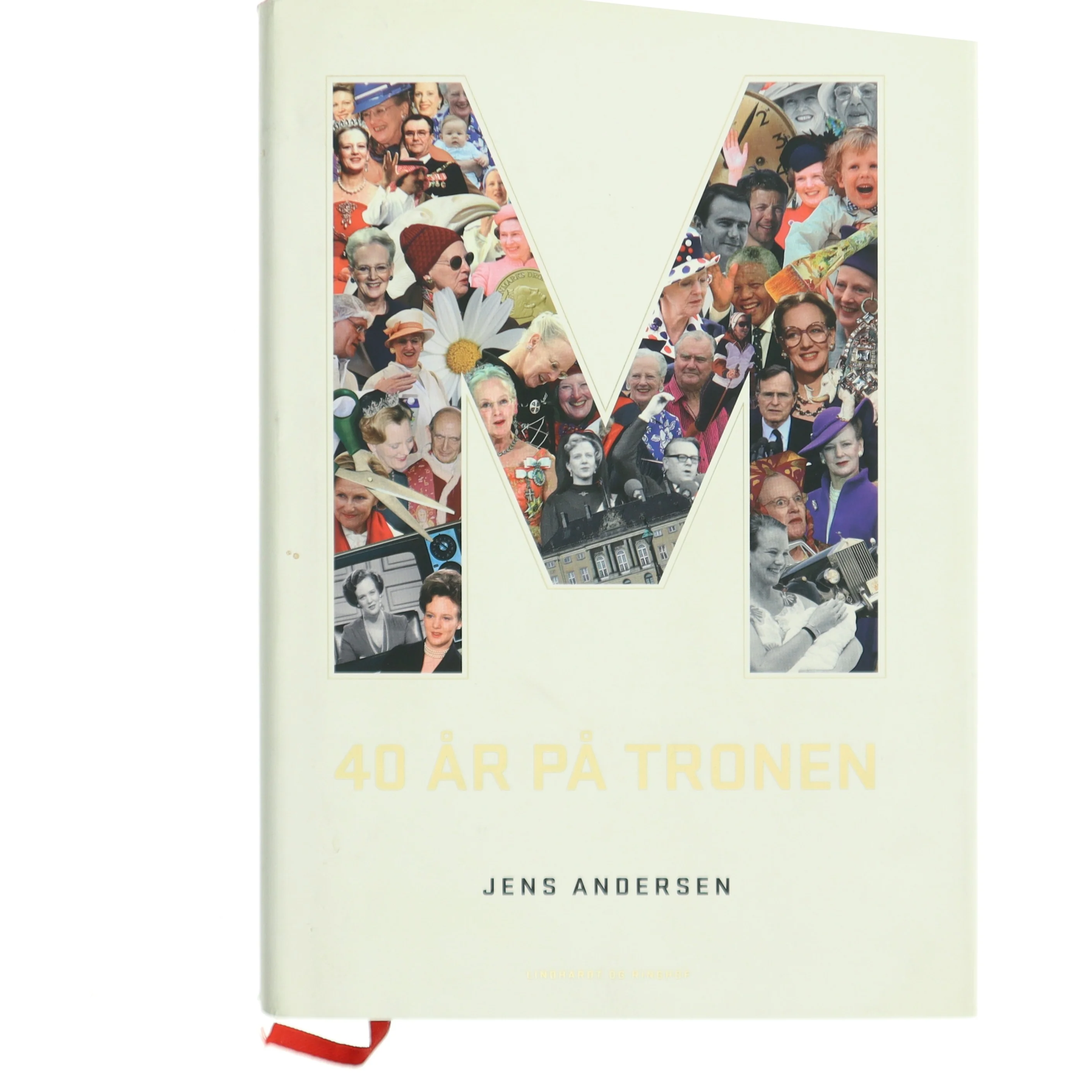 M - 40 år på tronen af Jens Andersen (f. 1955) (Bog)