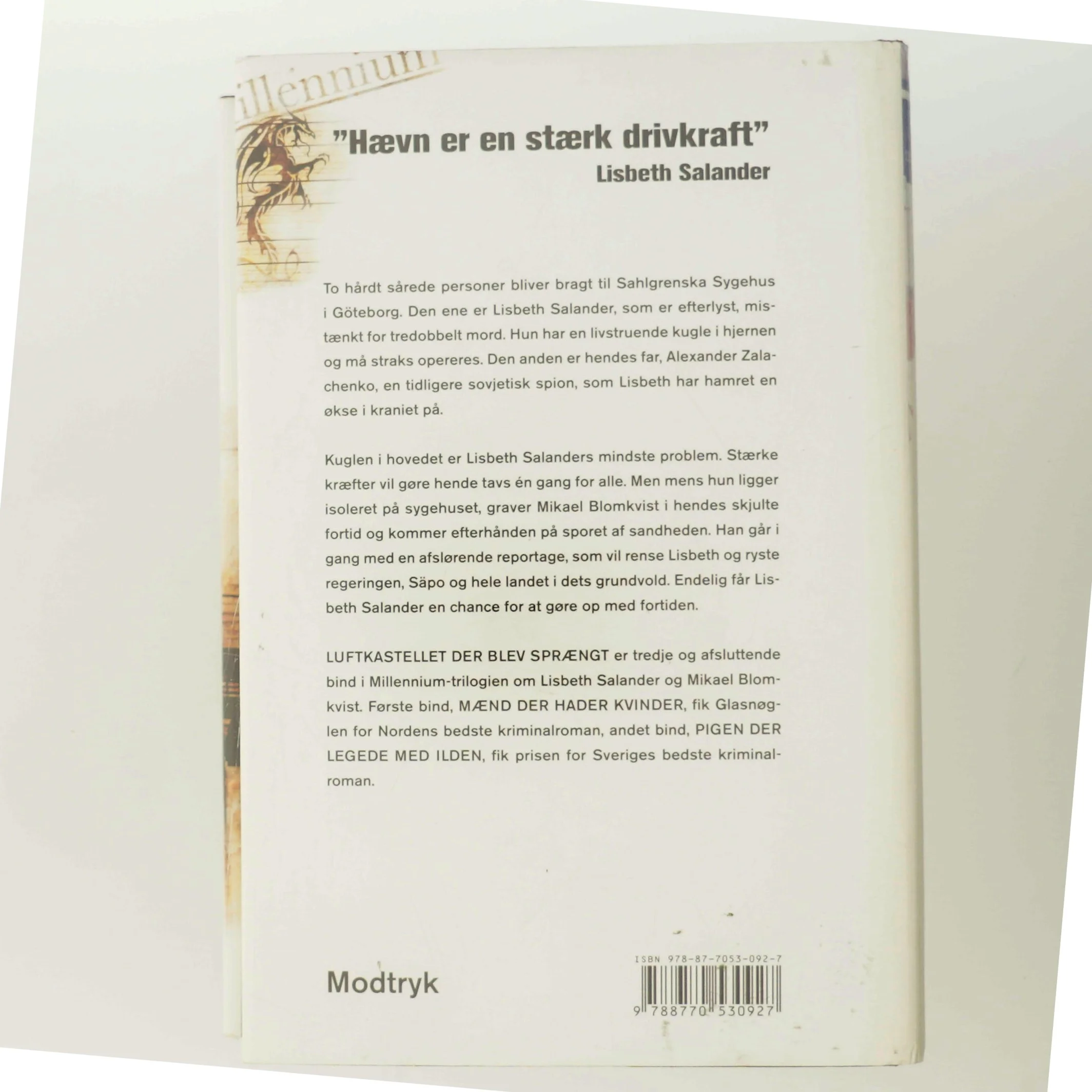 Luftkastelletderblevsprngt Stir up a Hornets' Nest of Girl. Shi Dige Larsen. the Danish Original. Hardcover](chinese Edition) (Bog)