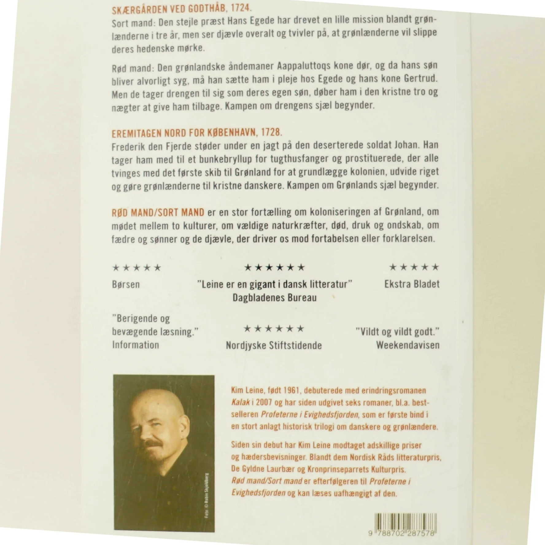 Rød mand - sort mand : roman af Kim Leine (Bog)