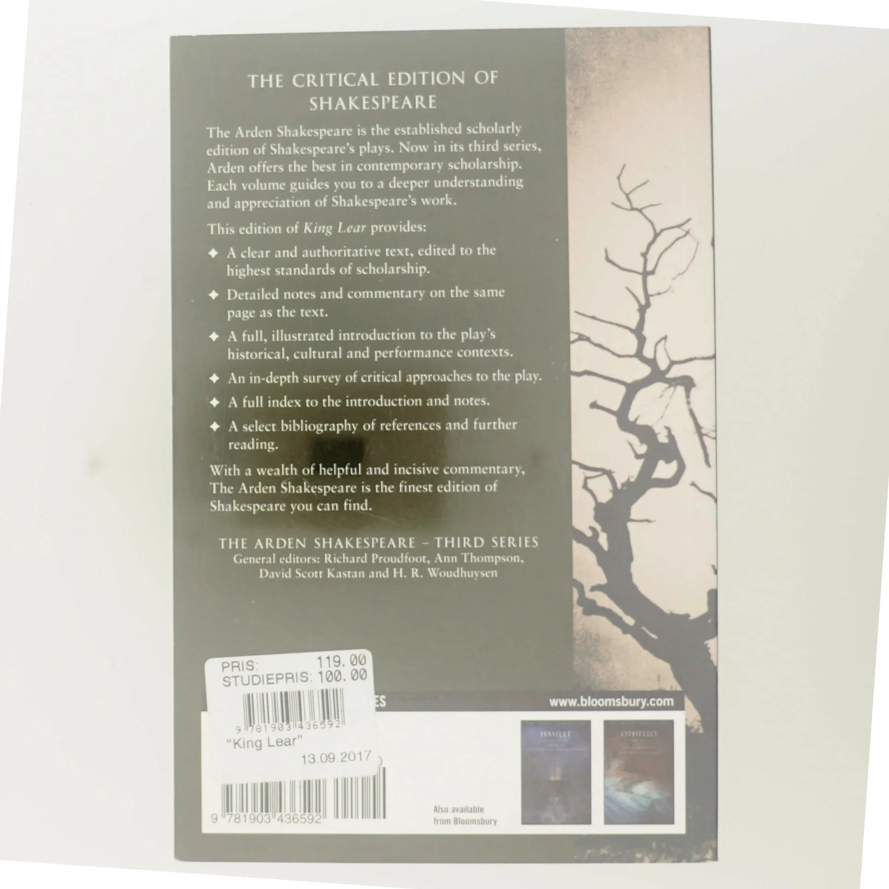 Shakespeare: King Lear, på engelsk 