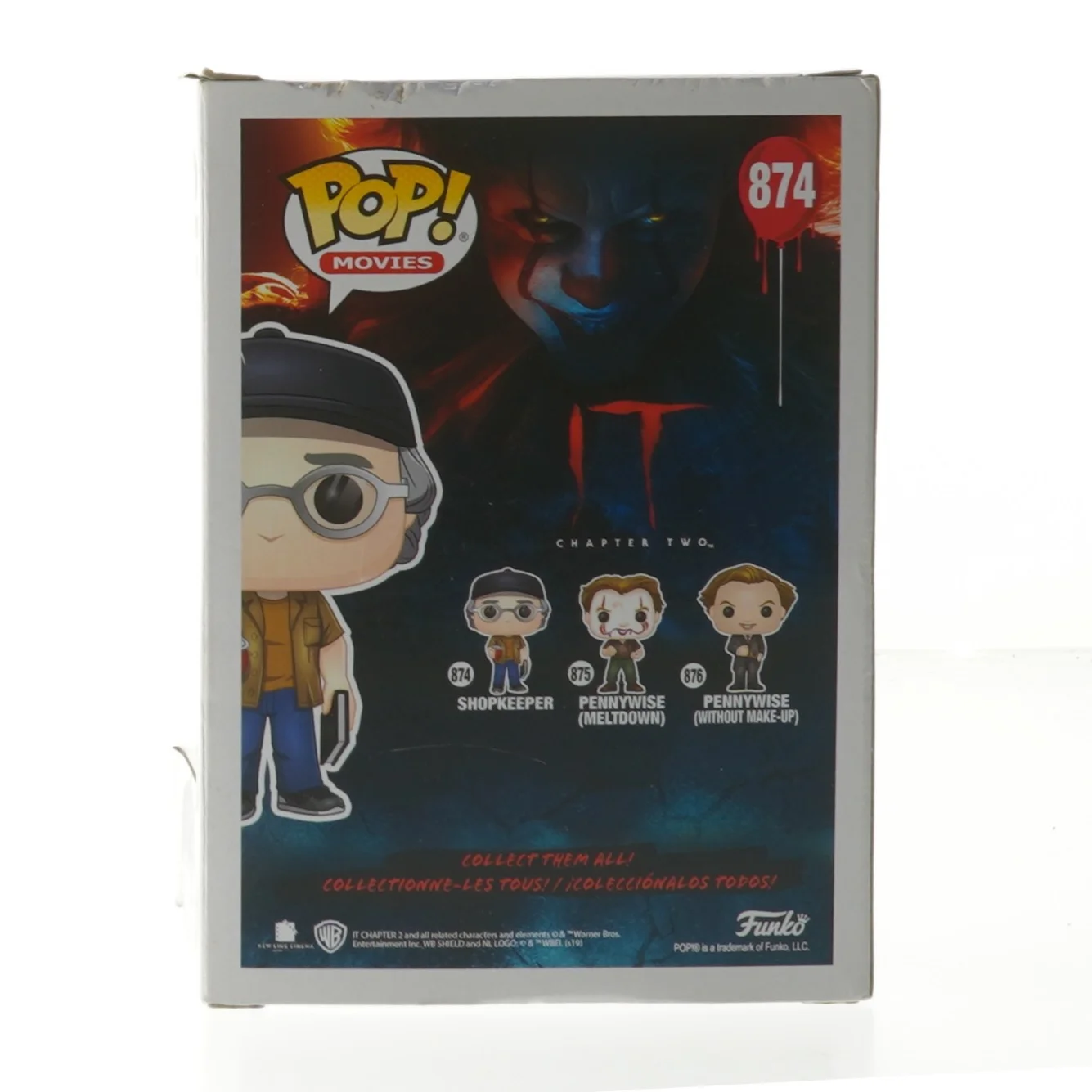 Ny i kasse Funko Pop figur "It 2" (str. 10 cm)