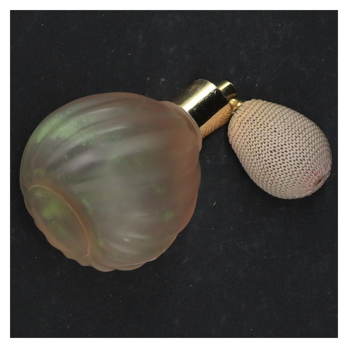 Vintage glas parfumeflaske (str. 10 cm)