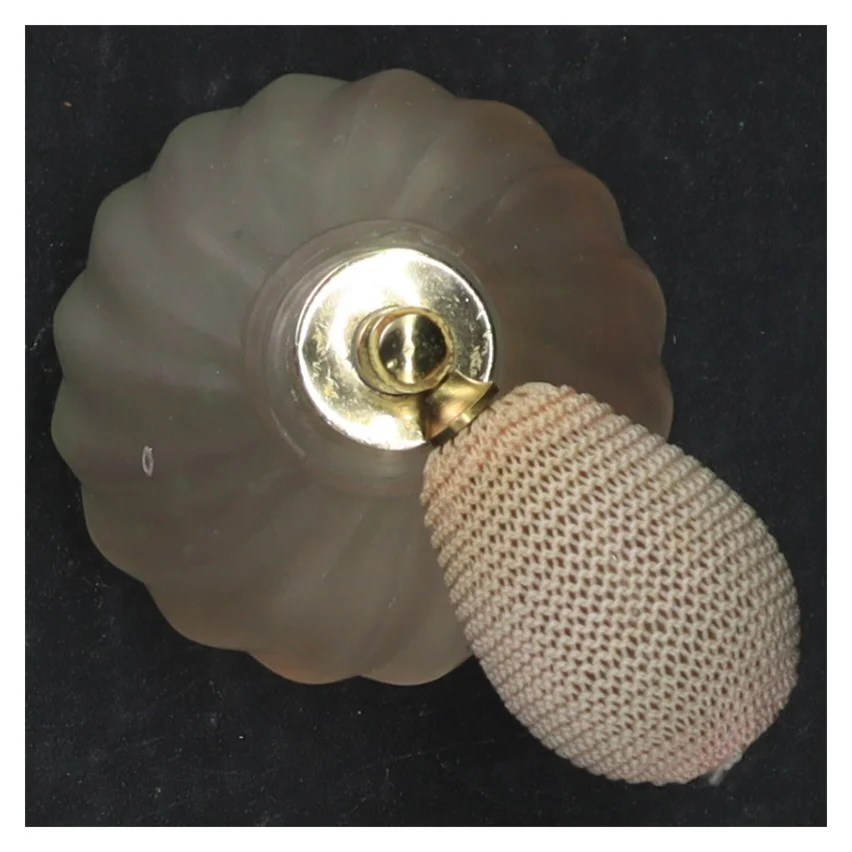 Vintage glas parfumeflaske (str. 10 cm)