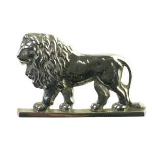 Løve i metal til væg ophæng (str. 17 x 12 cm)