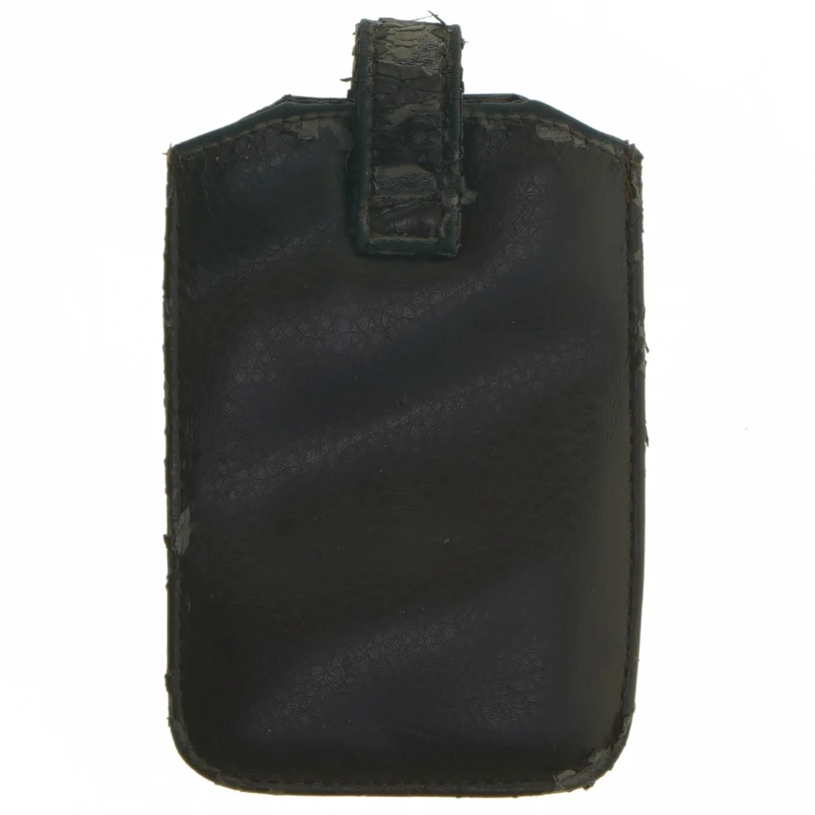 Læder etui til mobil (str. 13,5x9,5 cm)