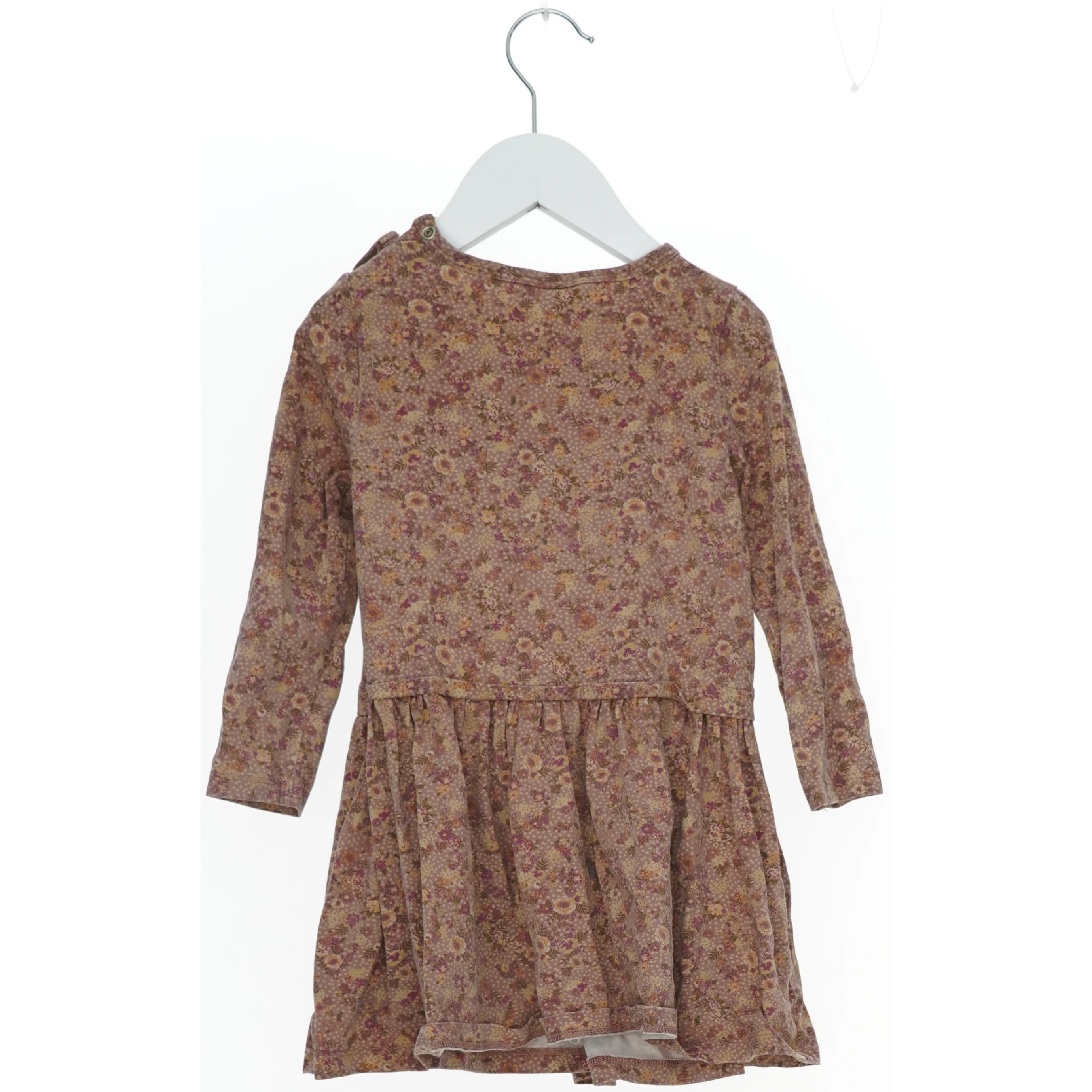 Blomstret kjole med lange ærmer fra Wheat (str. 92)