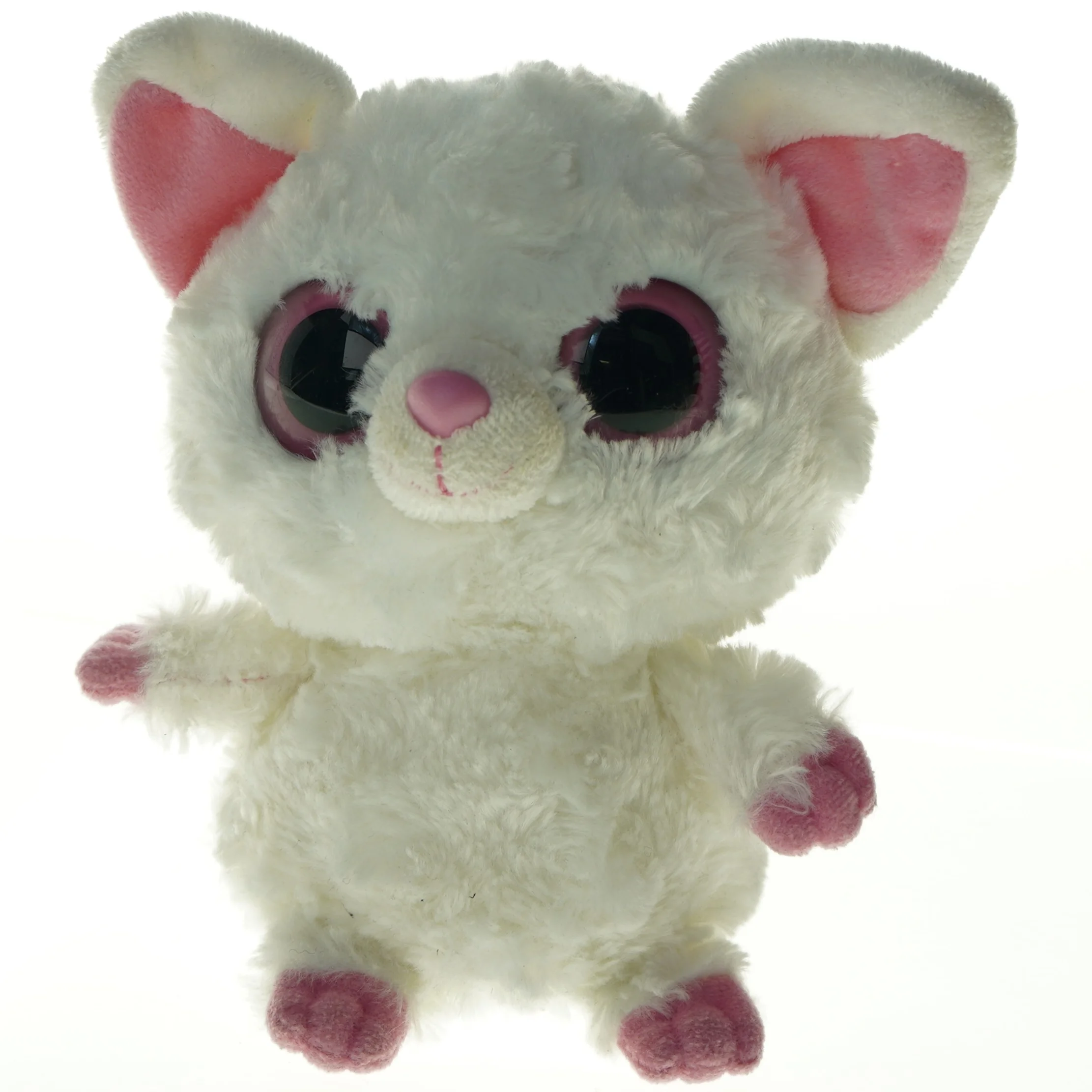 Tøjdyr kat med lang hale fra Ty (str. 20 x 10 cm)