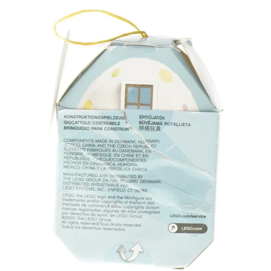 LEGO bygge legetøj med figur fra LEGO (str. 11,5x8x5 cm)