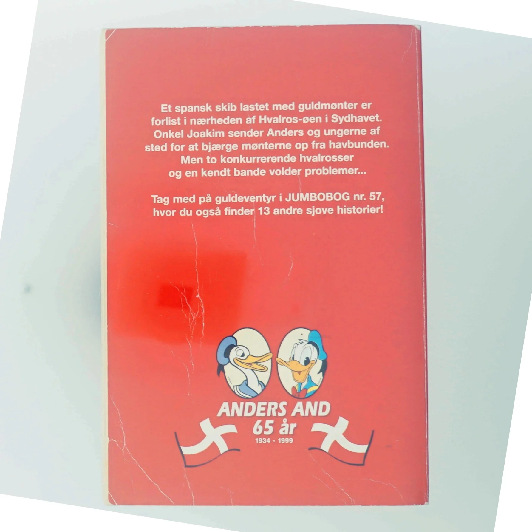 Anders And jubilæumsbog fra Walt Disney