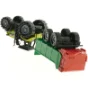 Plastik legetøjs traktor med anhænger (str. 26 cm)