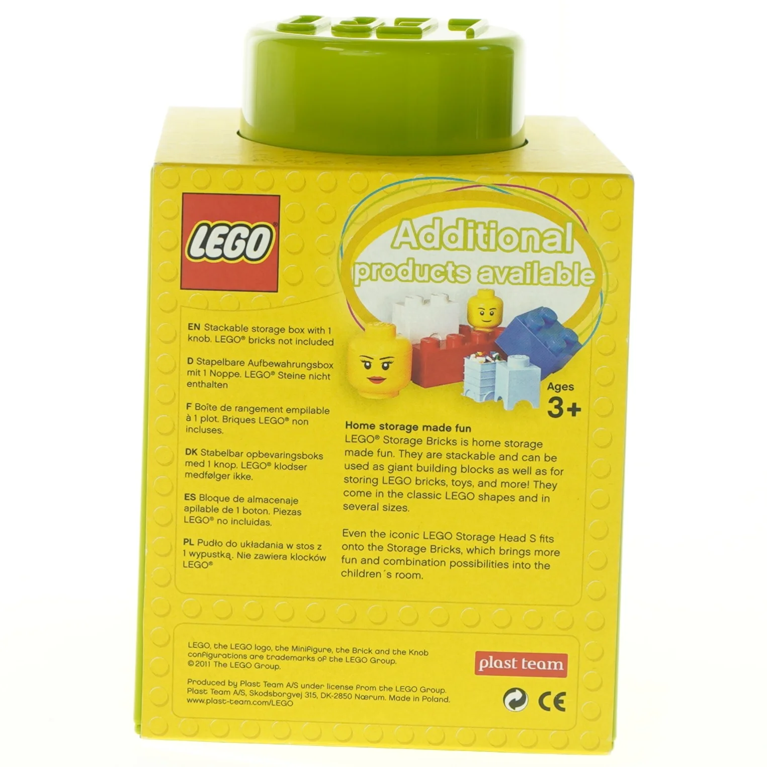 LEGO Opbevaringsboks fra Lego (str. 12,5 x 18 cm)