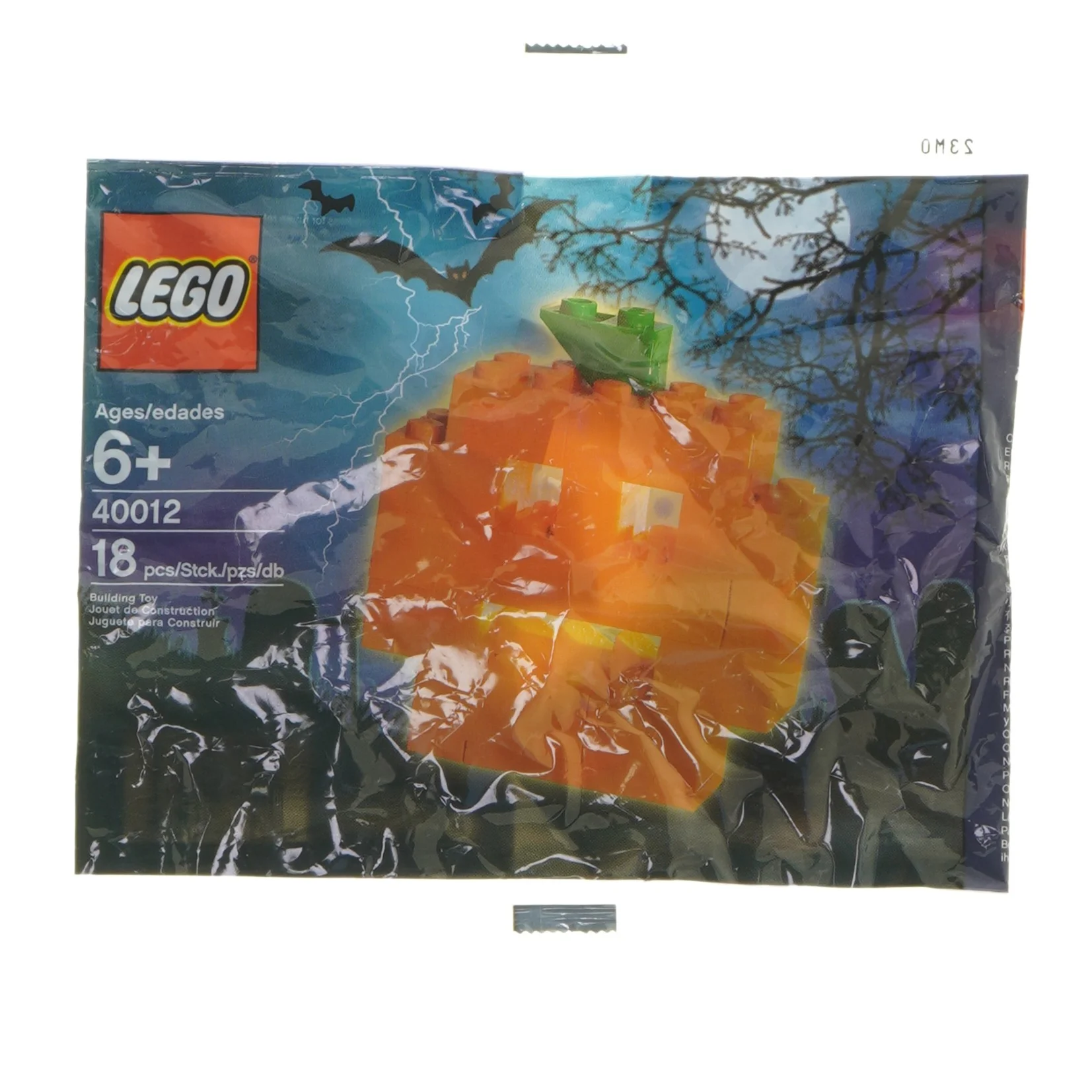 LEGO Halloween græskar fra LEGO (str. 17x16 cm)
