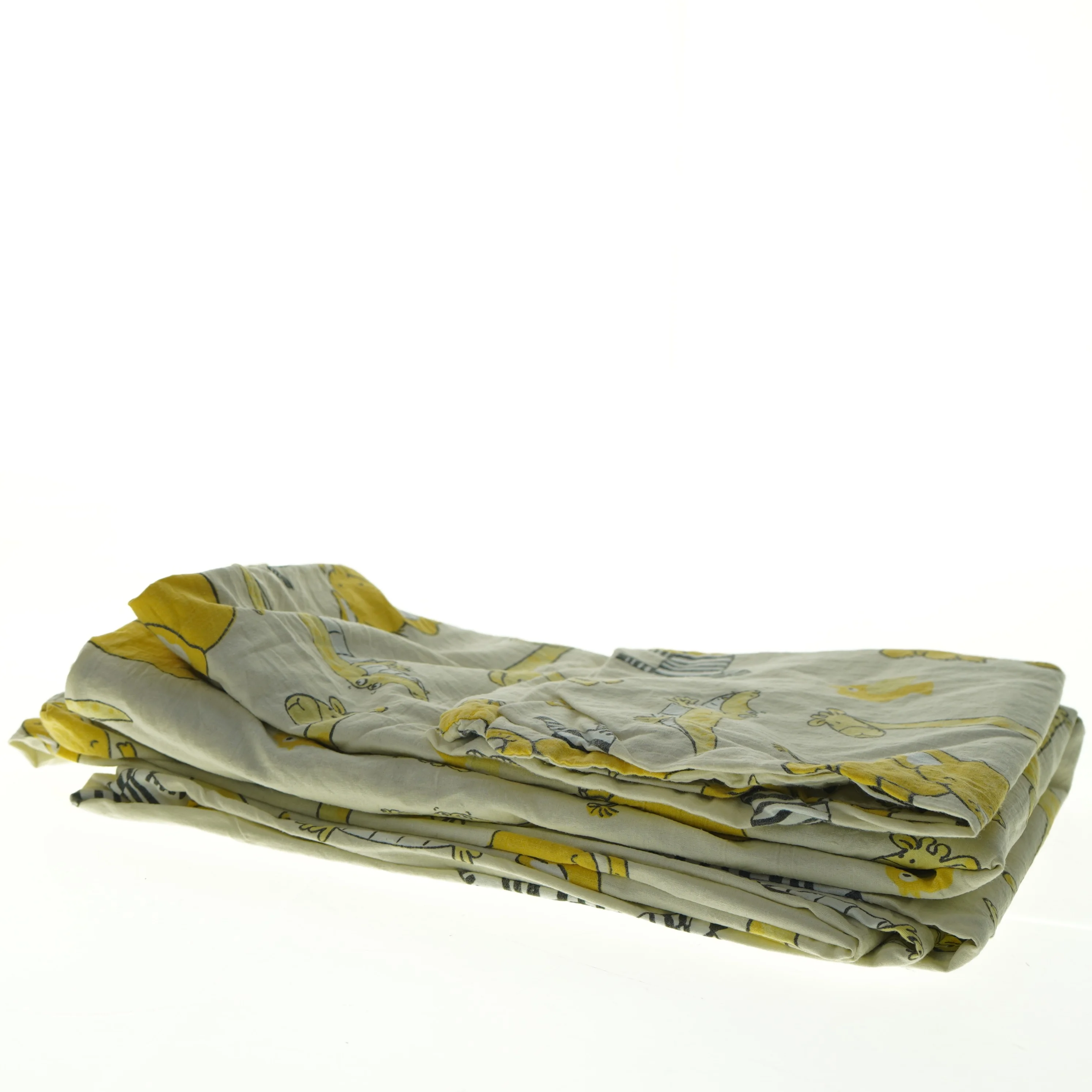 Barnesengesæt med dyremønster (str. 85 x 130 cm)