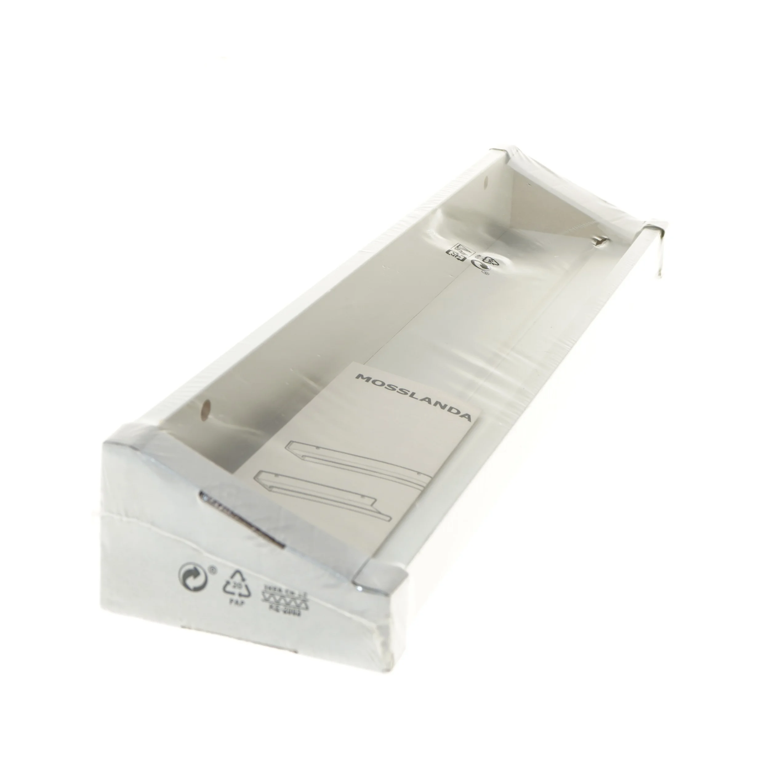 Hvid hylde 55 cm fra IKEA (str. 55 cm)