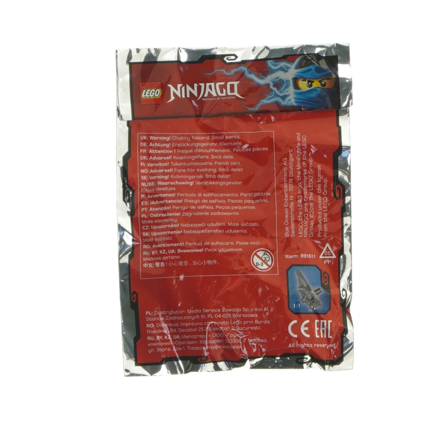 LEGO Ninjago Limited Edition Cole minifigur fra Lego (str. 14x10 cm)