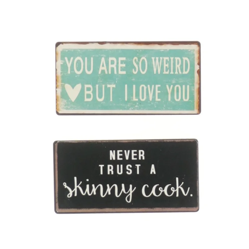 Små magnetskilte (str. 5x10 cm)