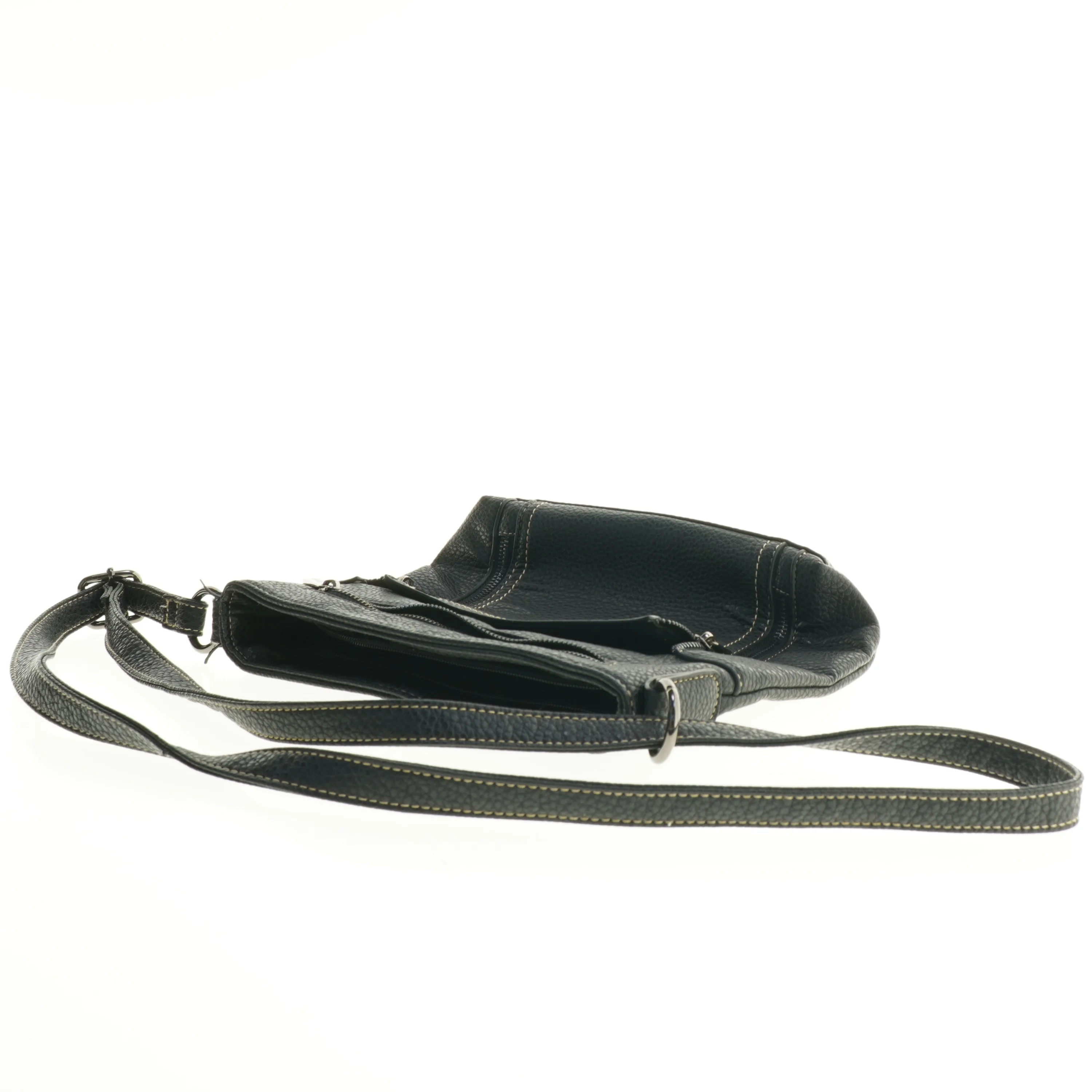 Sort skuldertaske fra Jenny Fairy (str. 28 x 25 x 7 cm)