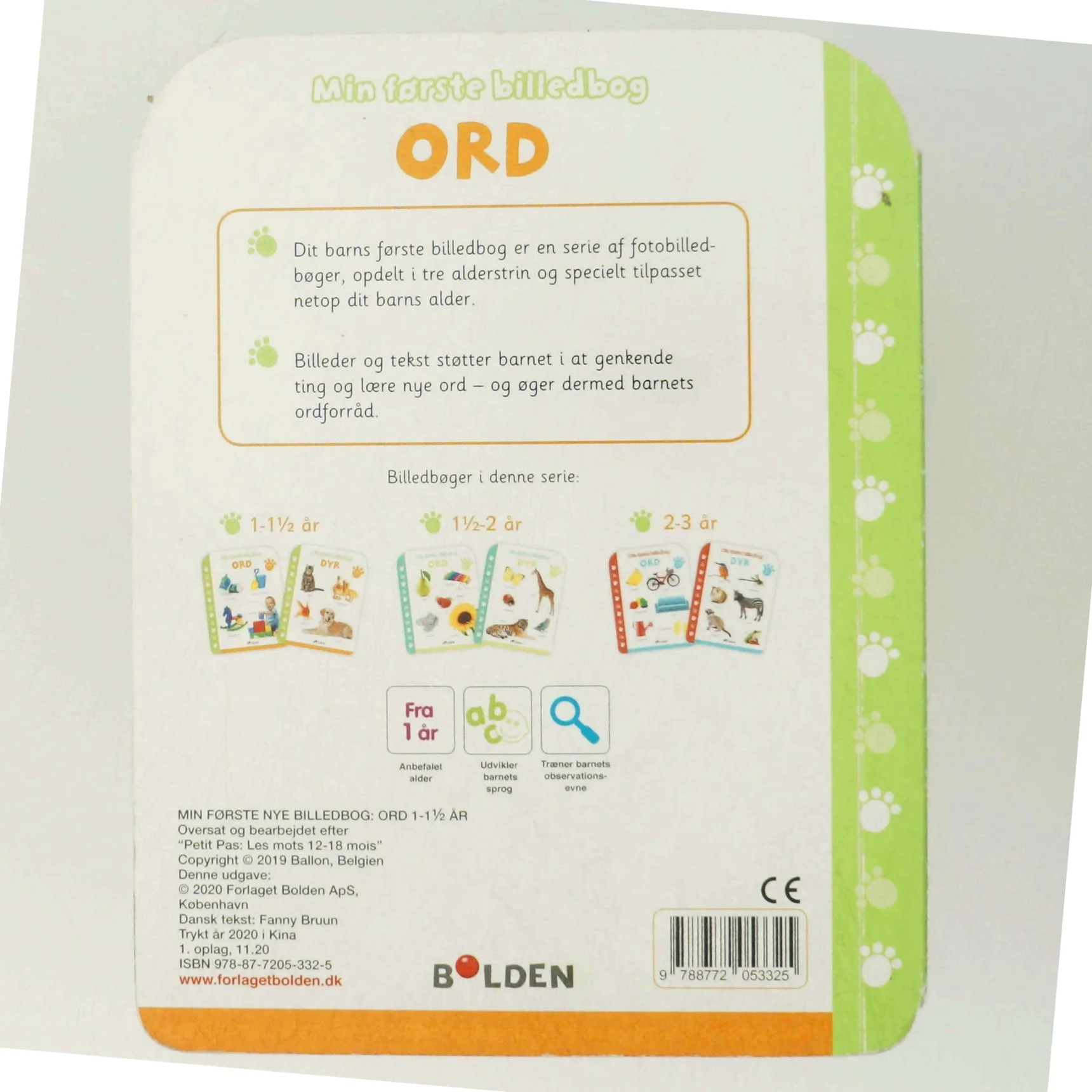 Min første billedbog: Ord fra BOLDEN