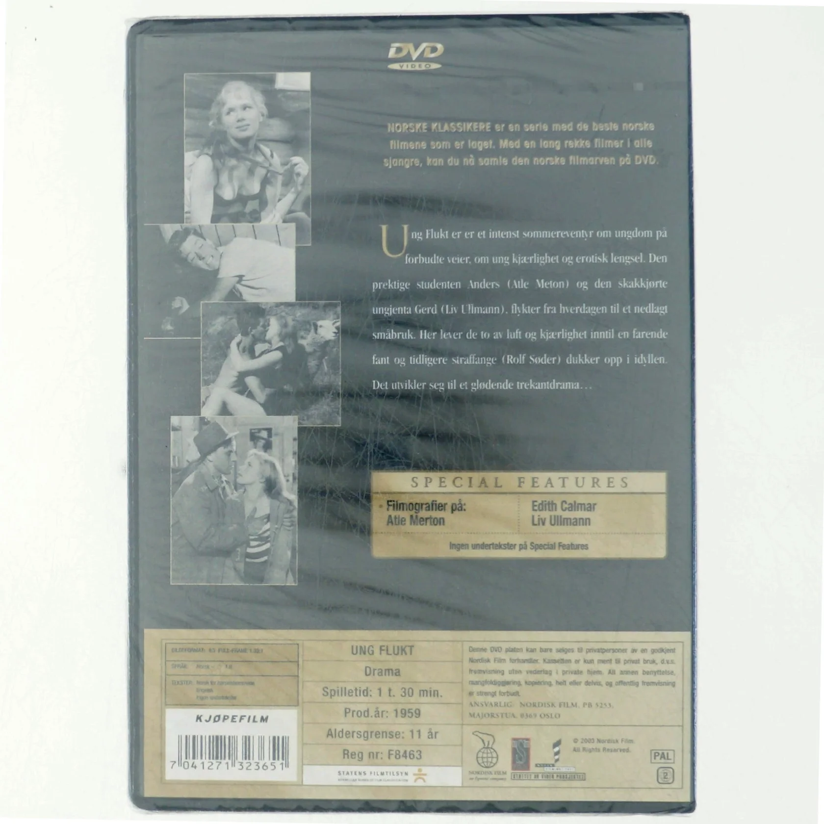 Ung Flukt (DVD - Norsk)