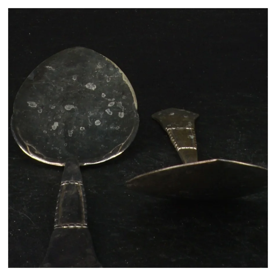 Gamle sølvskeer (str. 22 cm)