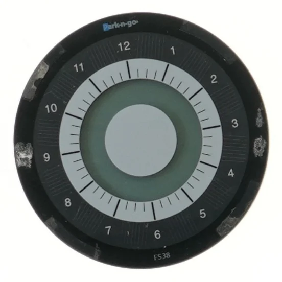 Digital parkeringsskive fra Park&bull;n&bull;go (str. &Oslash; 10,5 cm)