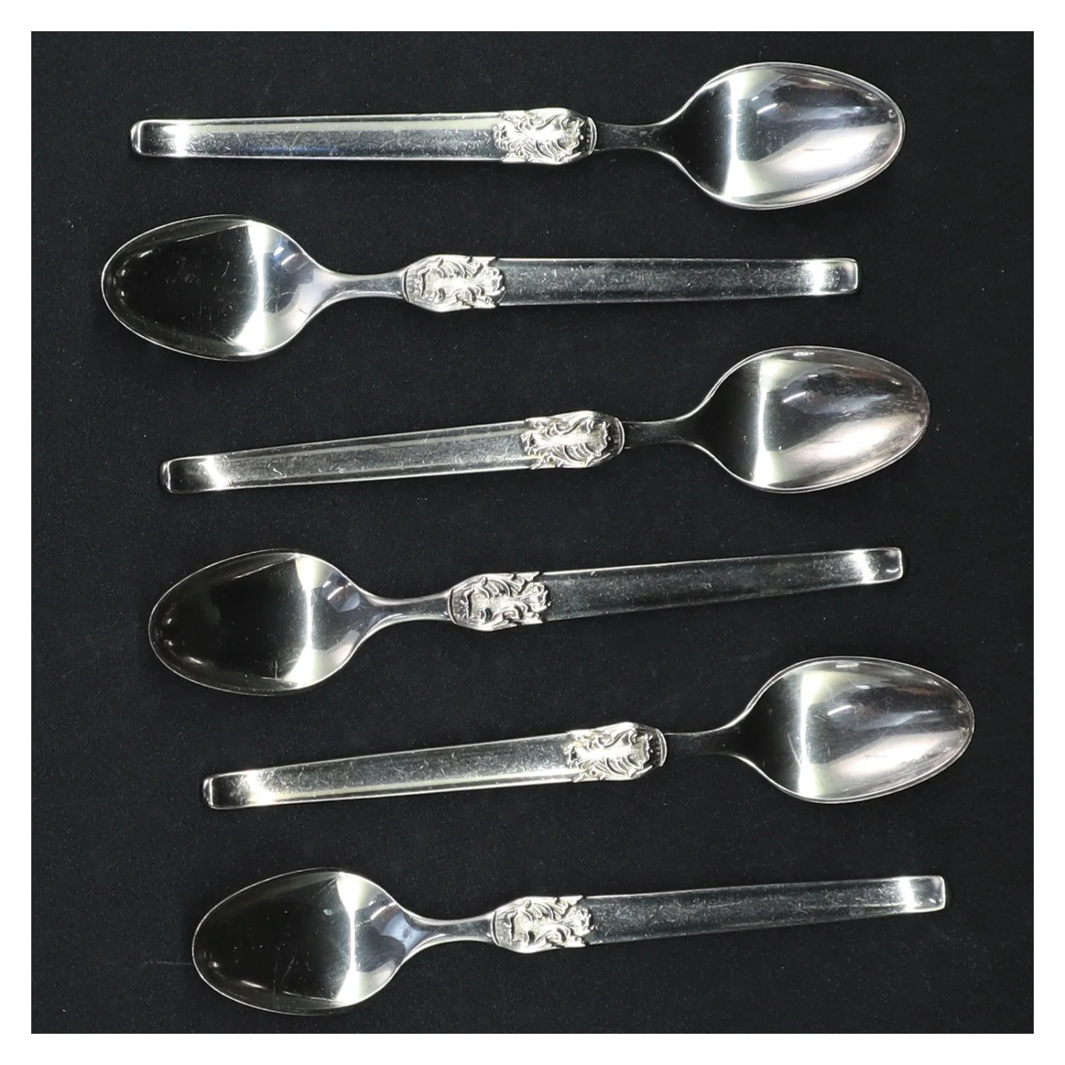 Sølv teskeer (str. 12,5 cm)