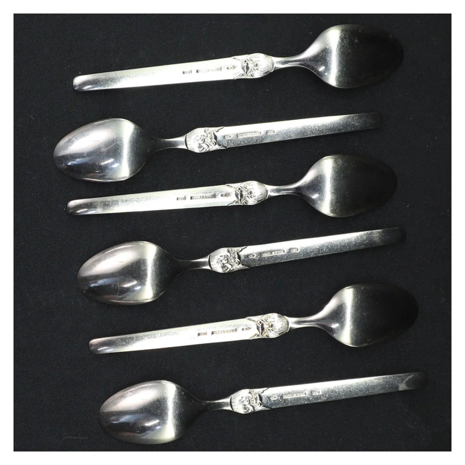 Sølv teskeer (str. 12,5 cm)