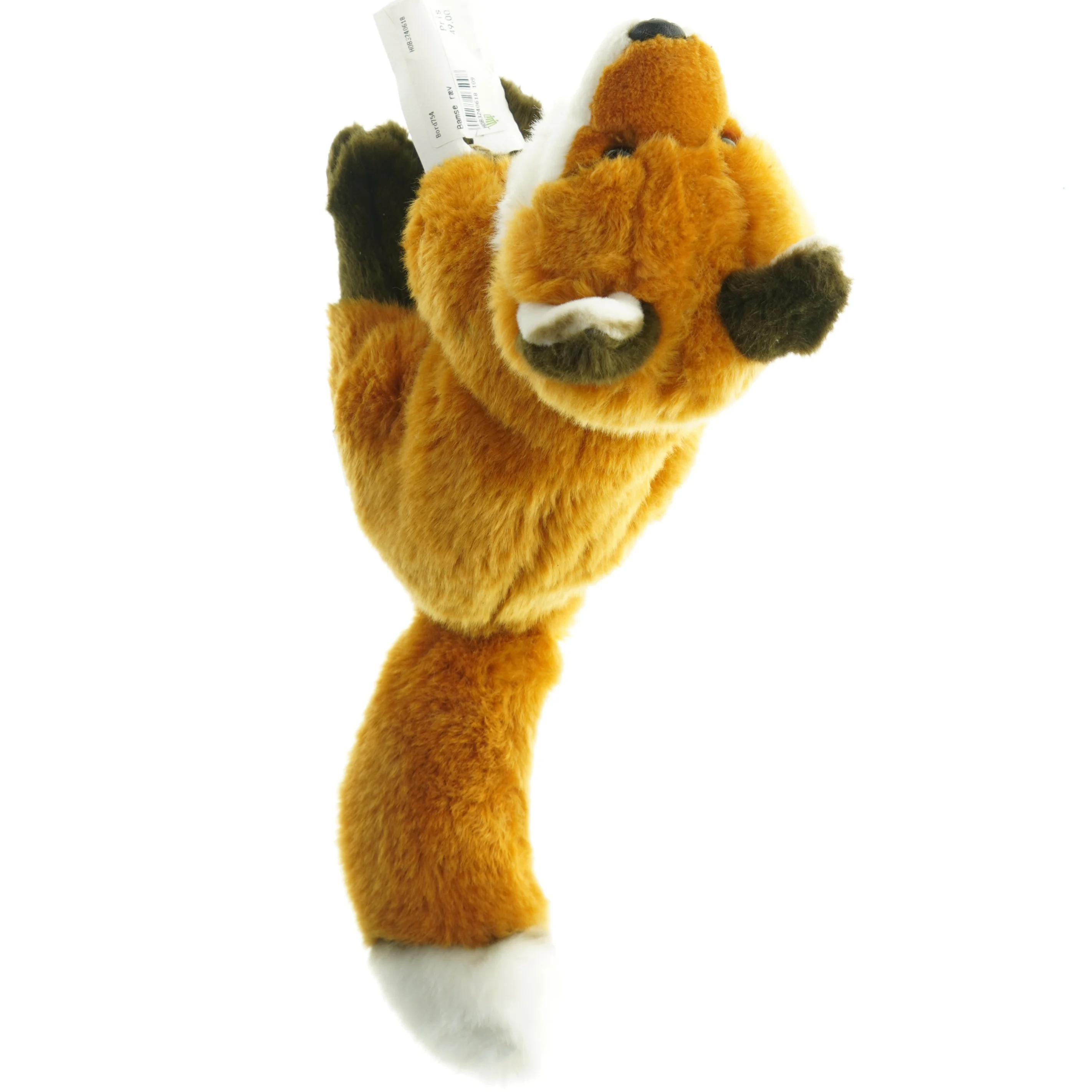 Tøjdyr ræv (str. Længde 38 cm)